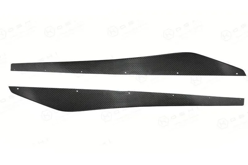 Abarth 500 / 595 / 695 Side Skirts - Carbon Fibre