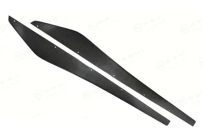 Abarth 500 / 595 / 695 Side Skirts - Carbon Fibre
