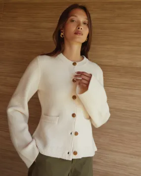 Averie Wool-Cashmere Cardigan