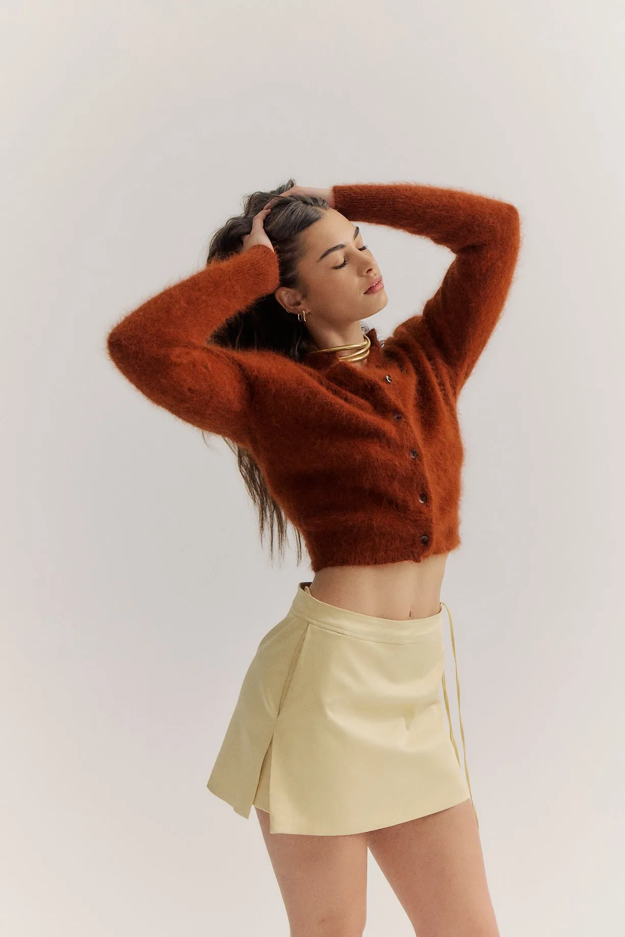 Bella Cardigan - Chocolate