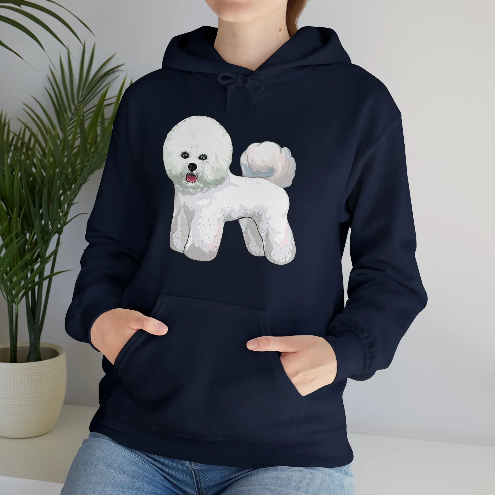 Bichon Frise Unisex Hooded Sweatshirt, S - 5XL, 12 Colors, Dog Lover, Gift for Mom, Gift for Dad, Dog Sweatshirt, Bichon Lover, Made in USA!!