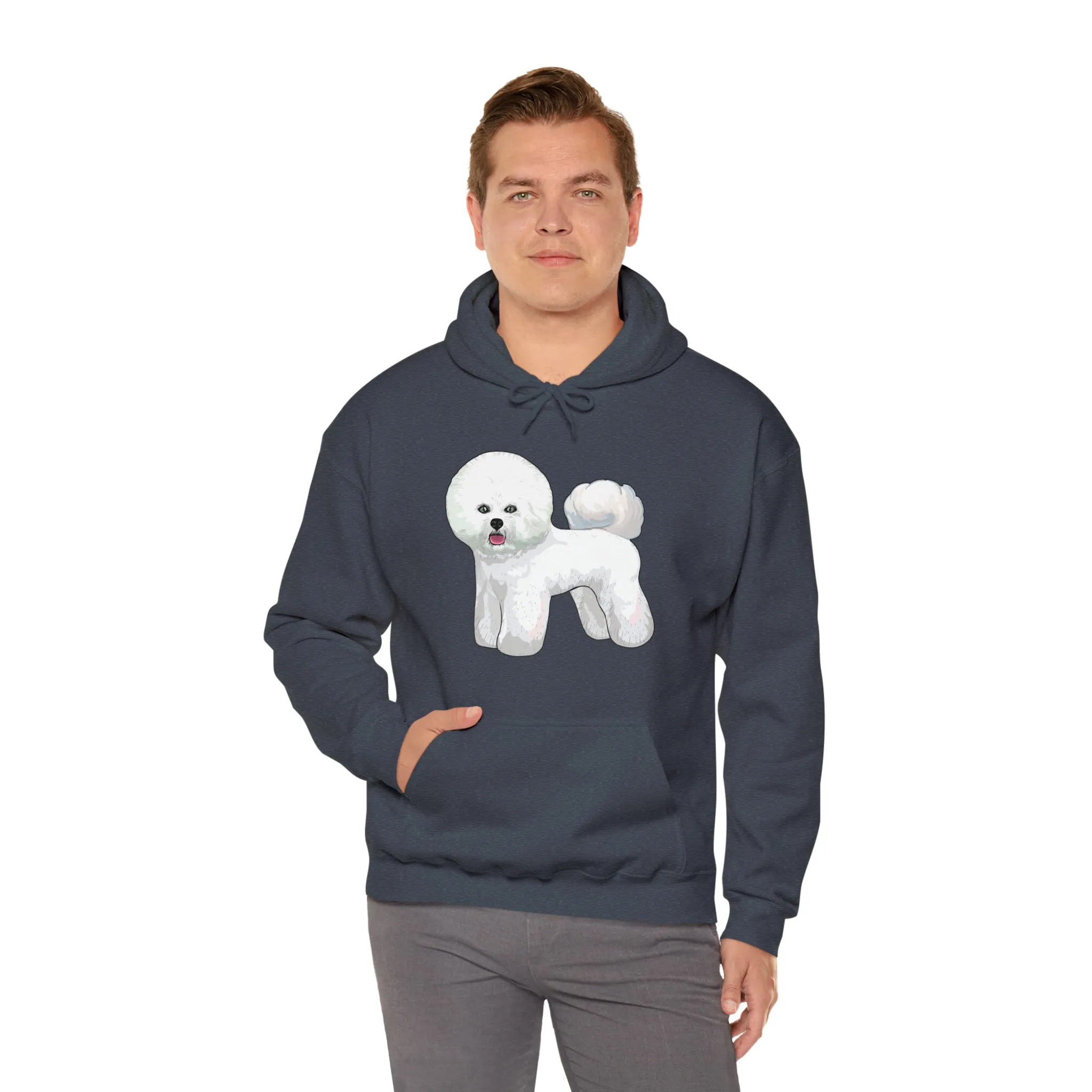 Bichon Frise Unisex Hooded Sweatshirt, S - 5XL, 12 Colors, Dog Lover, Gift for Mom, Gift for Dad, Dog Sweatshirt, Bichon Lover, Made in USA!!