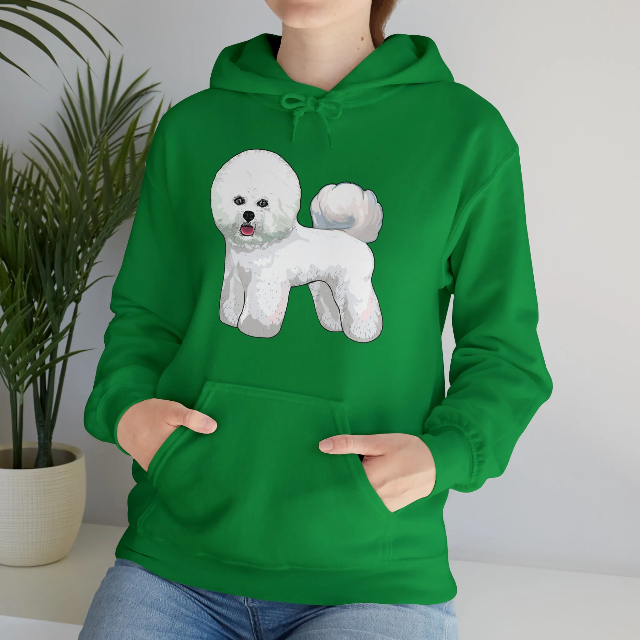 Bichon Frise Unisex Hooded Sweatshirt, S - 5XL, 12 Colors, Dog Lover, Gift for Mom, Gift for Dad, Dog Sweatshirt, Bichon Lover, Made in USA!!