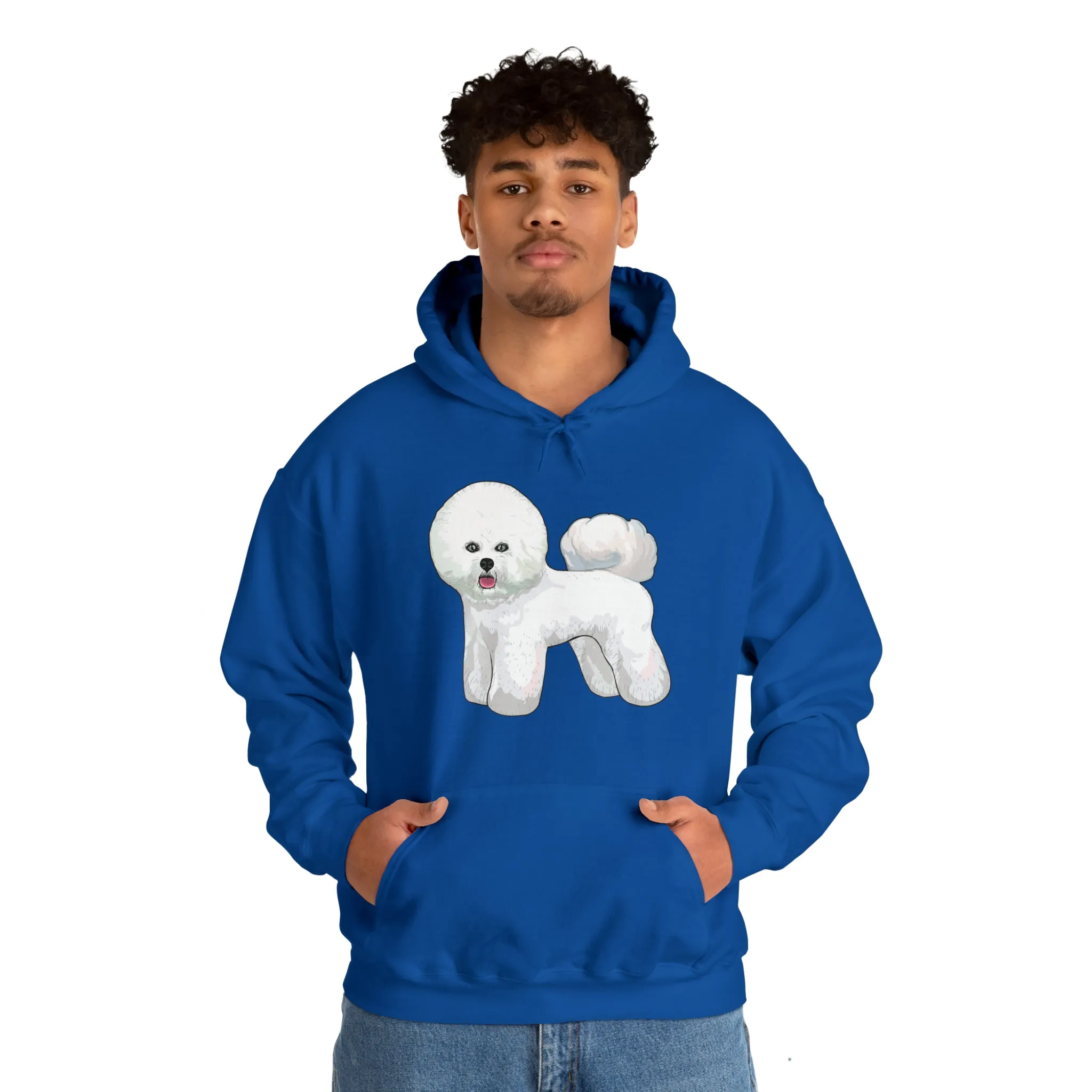 Bichon Frise Unisex Hooded Sweatshirt, S - 5XL, 12 Colors, Dog Lover, Gift for Mom, Gift for Dad, Dog Sweatshirt, Bichon Lover, Made in USA!!