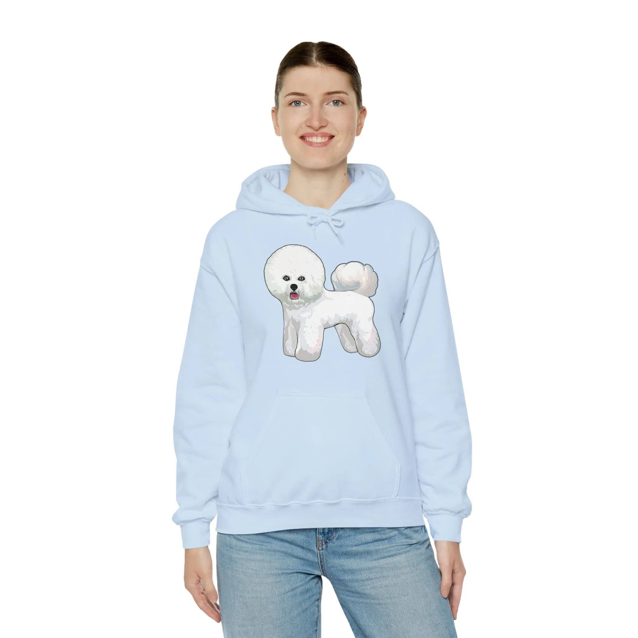 Bichon Frise Unisex Hooded Sweatshirt, S - 5XL, 12 Colors, Dog Lover, Gift for Mom, Gift for Dad, Dog Sweatshirt, Bichon Lover, Made in USA!!