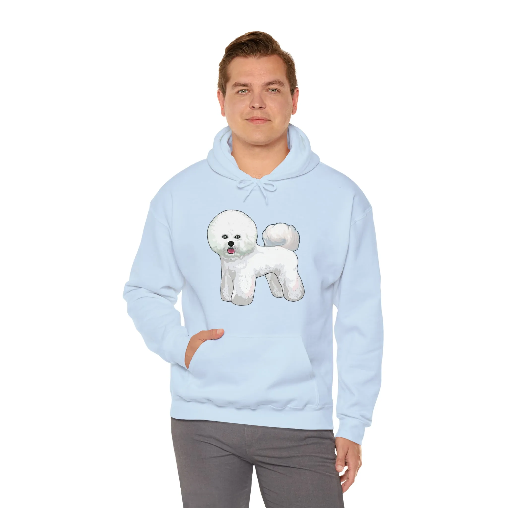 Bichon Frise Unisex Hooded Sweatshirt, S - 5XL, 12 Colors, Dog Lover, Gift for Mom, Gift for Dad, Dog Sweatshirt, Bichon Lover, Made in USA!!