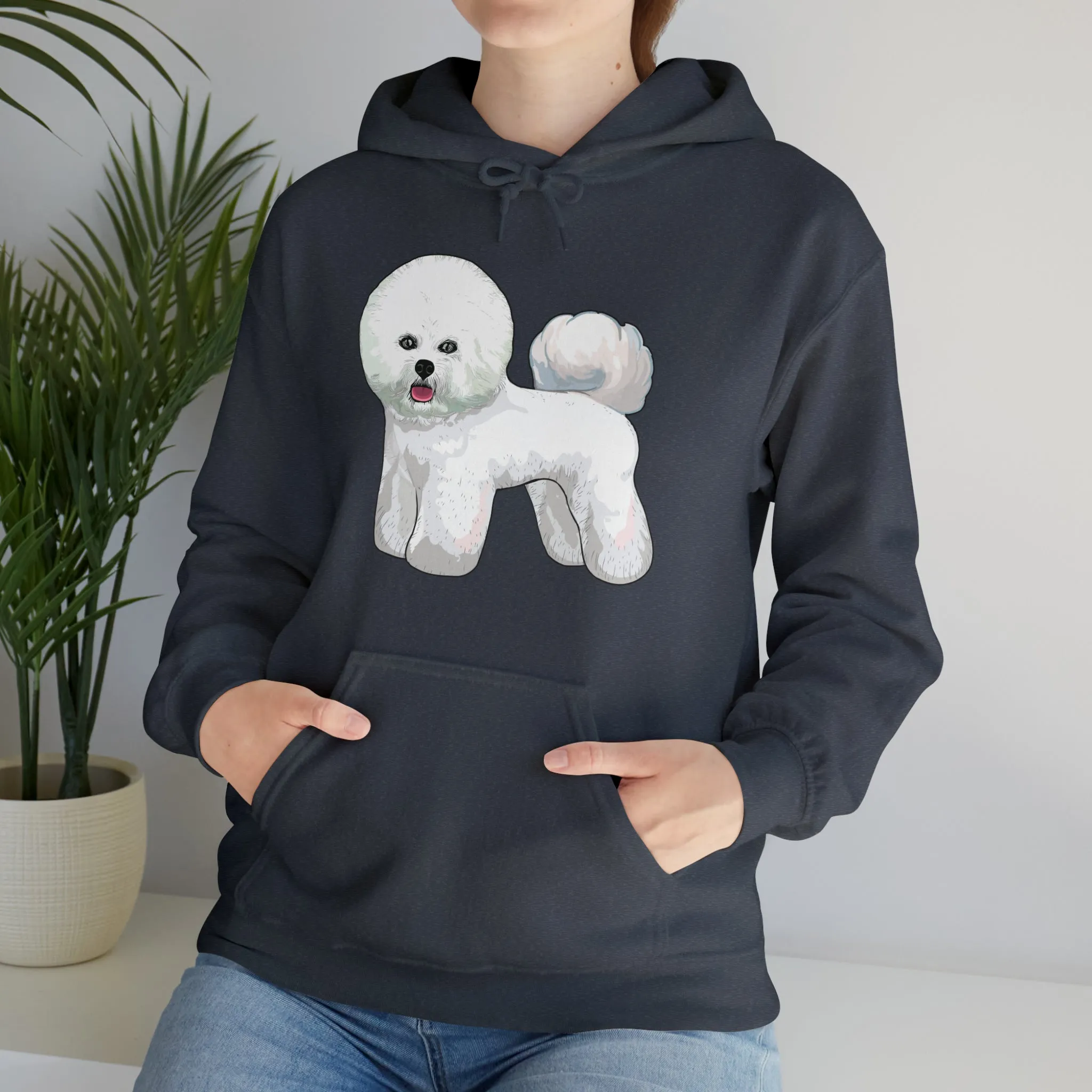 Bichon Frise Unisex Hooded Sweatshirt, S - 5XL, 12 Colors, Dog Lover, Gift for Mom, Gift for Dad, Dog Sweatshirt, Bichon Lover, Made in USA!!
