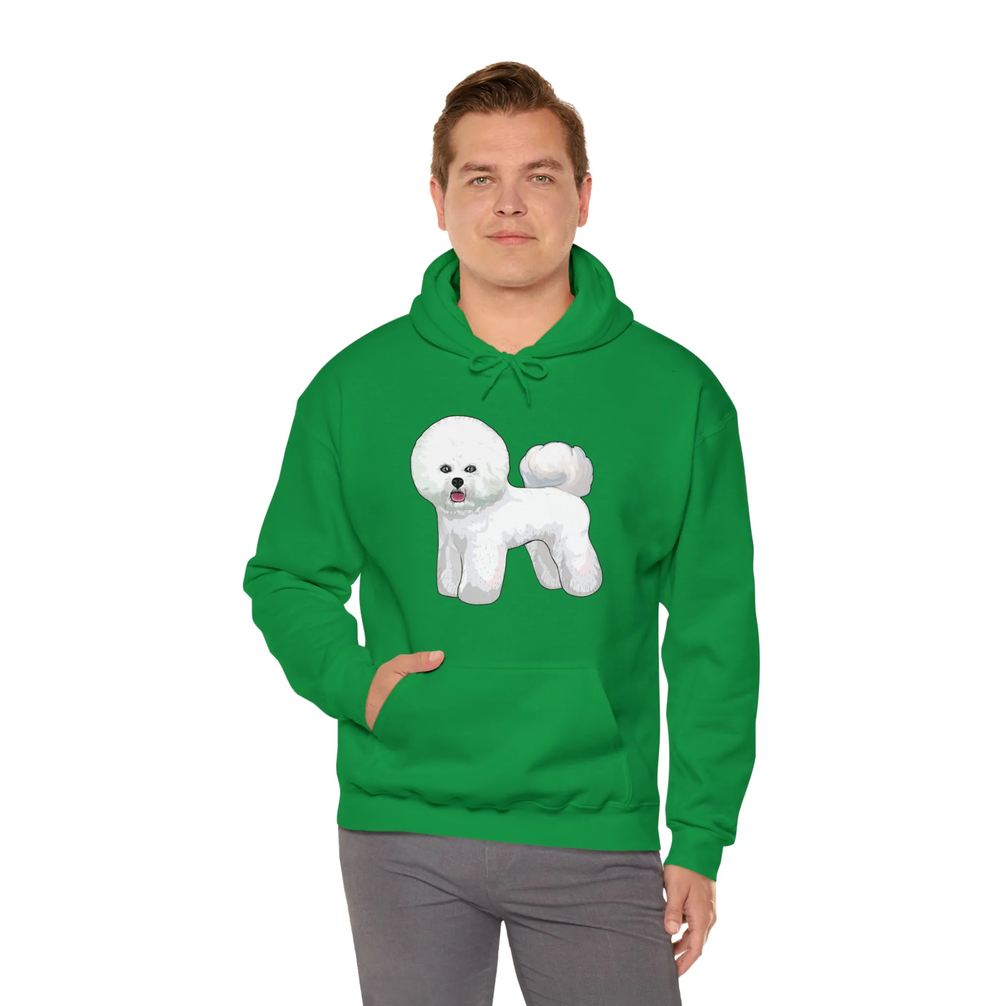 Bichon Frise Unisex Hooded Sweatshirt, S - 5XL, 12 Colors, Dog Lover, Gift for Mom, Gift for Dad, Dog Sweatshirt, Bichon Lover, Made in USA!!