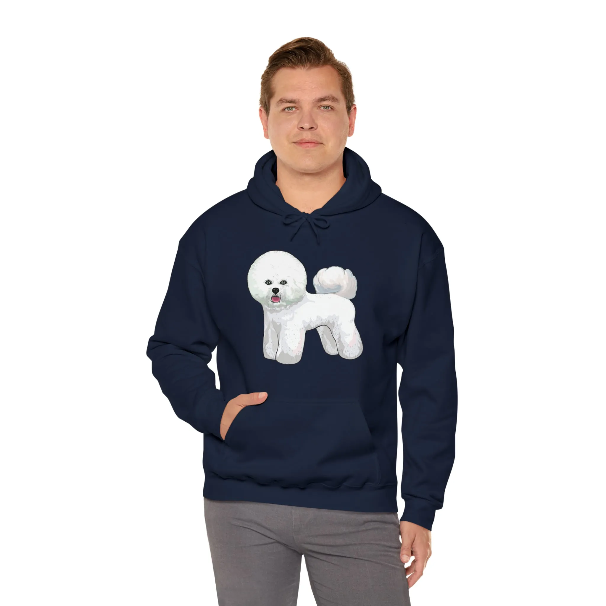 Bichon Frise Unisex Hooded Sweatshirt, S - 5XL, 12 Colors, Dog Lover, Gift for Mom, Gift for Dad, Dog Sweatshirt, Bichon Lover, Made in USA!!