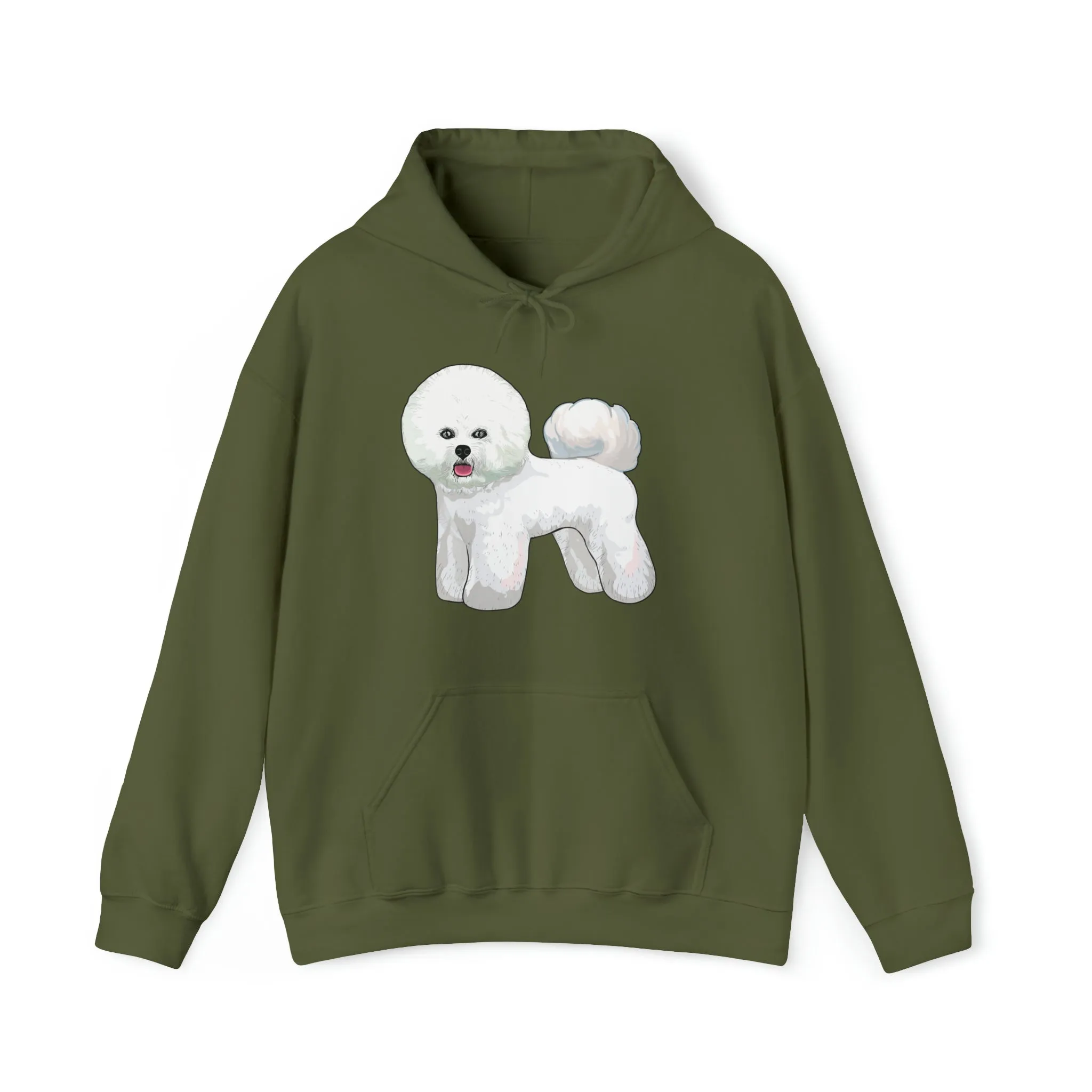Bichon Frise Unisex Hooded Sweatshirt, S - 5XL, 12 Colors, Dog Lover, Gift for Mom, Gift for Dad, Dog Sweatshirt, Bichon Lover, Made in USA!!