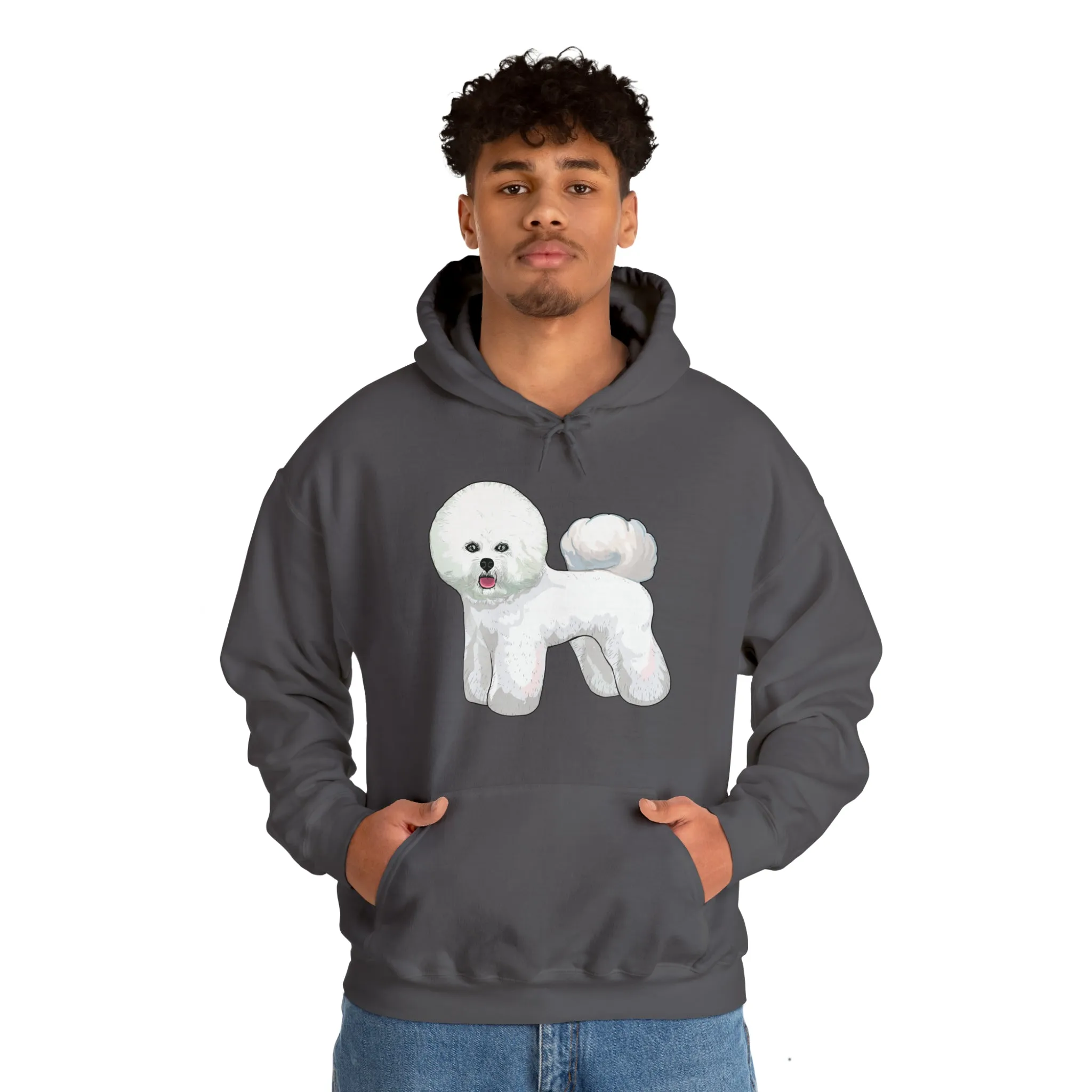 Bichon Frise Unisex Hooded Sweatshirt, S - 5XL, 12 Colors, Dog Lover, Gift for Mom, Gift for Dad, Dog Sweatshirt, Bichon Lover, Made in USA!!
