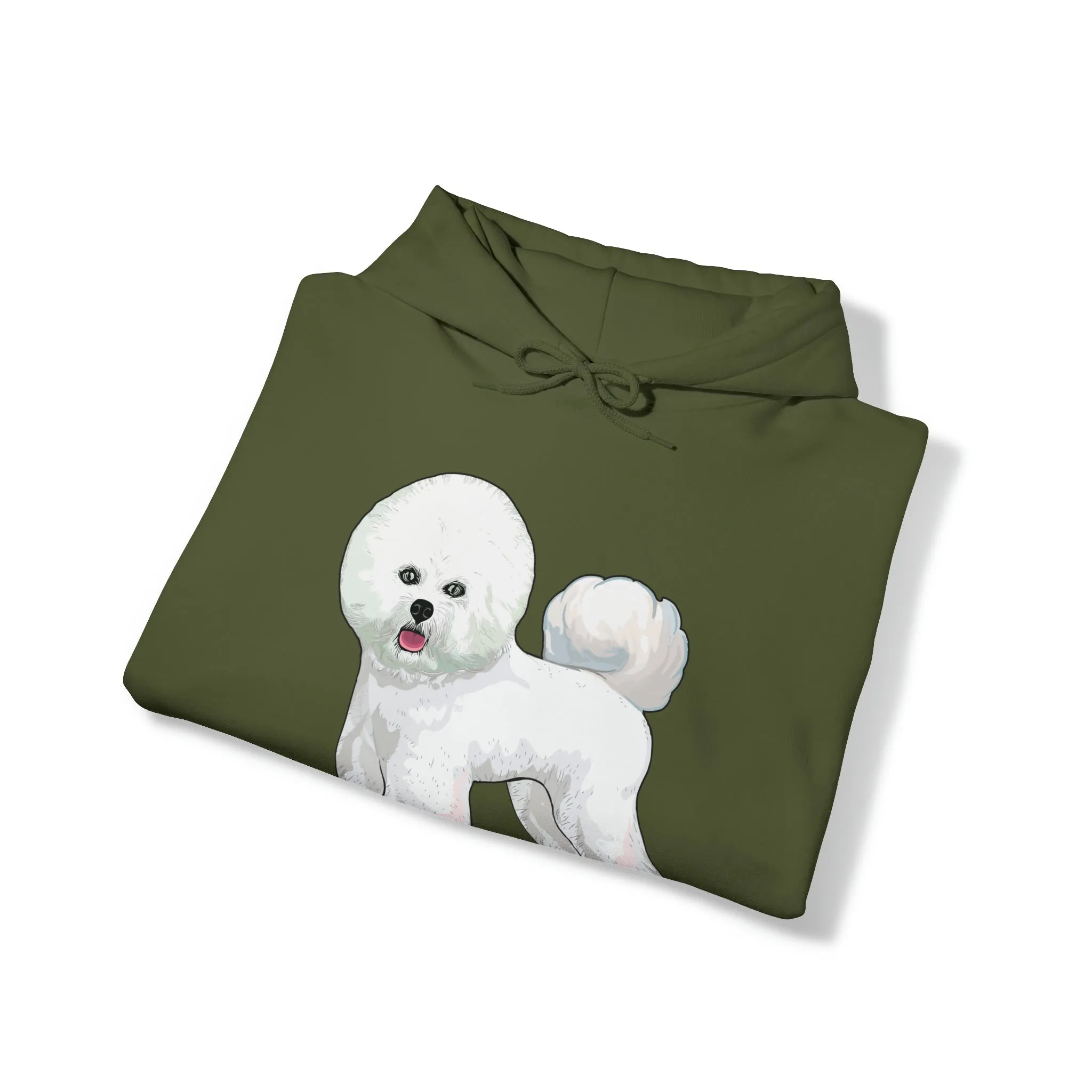 Bichon Frise Unisex Hooded Sweatshirt, S - 5XL, 12 Colors, Dog Lover, Gift for Mom, Gift for Dad, Dog Sweatshirt, Bichon Lover, Made in USA!!