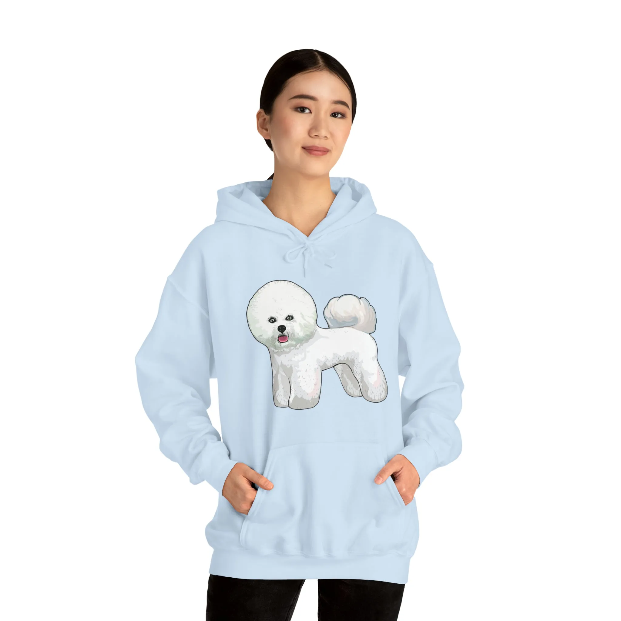 Bichon Frise Unisex Hooded Sweatshirt, S - 5XL, 12 Colors, Dog Lover, Gift for Mom, Gift for Dad, Dog Sweatshirt, Bichon Lover, Made in USA!!