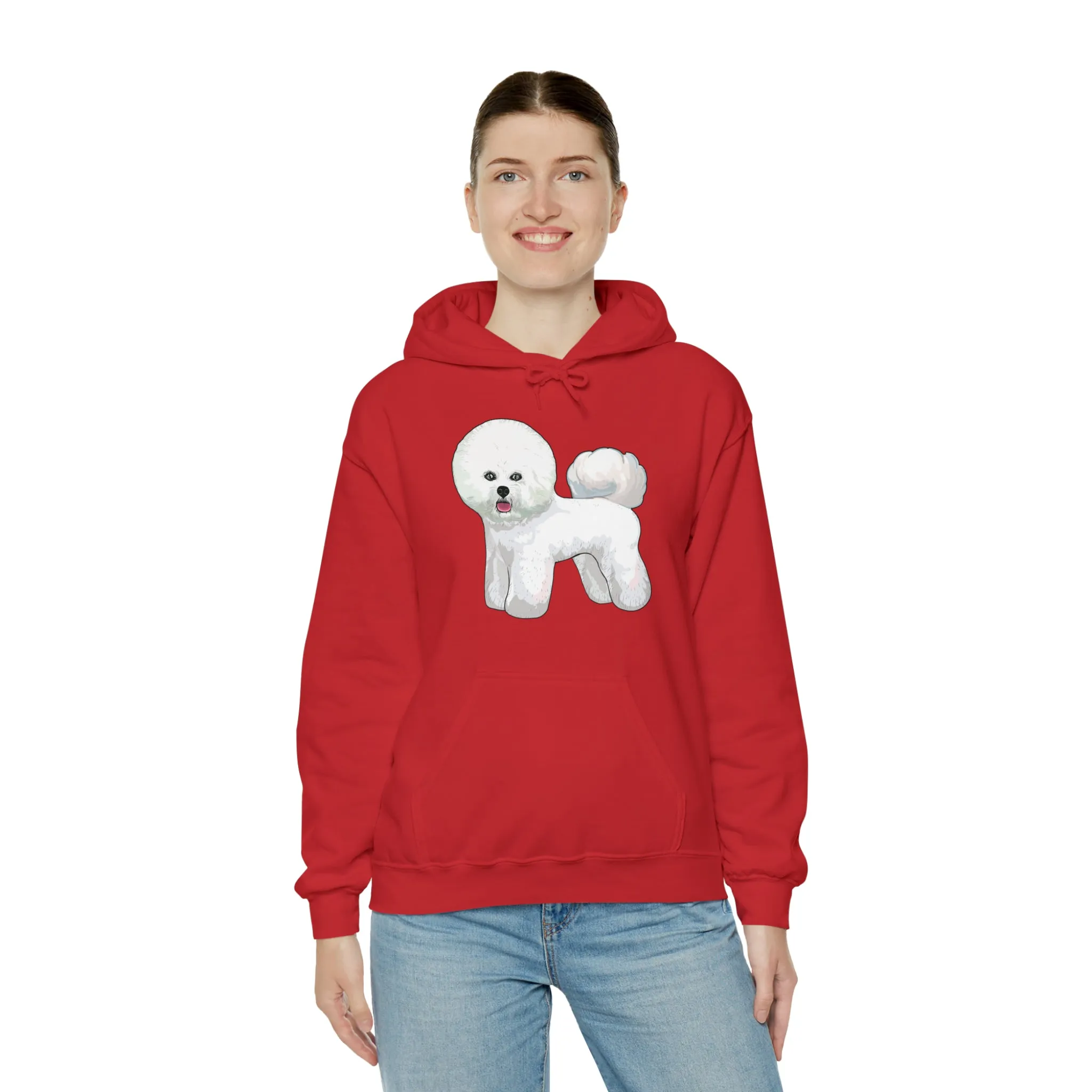 Bichon Frise Unisex Hooded Sweatshirt, S - 5XL, 12 Colors, Dog Lover, Gift for Mom, Gift for Dad, Dog Sweatshirt, Bichon Lover, Made in USA!!