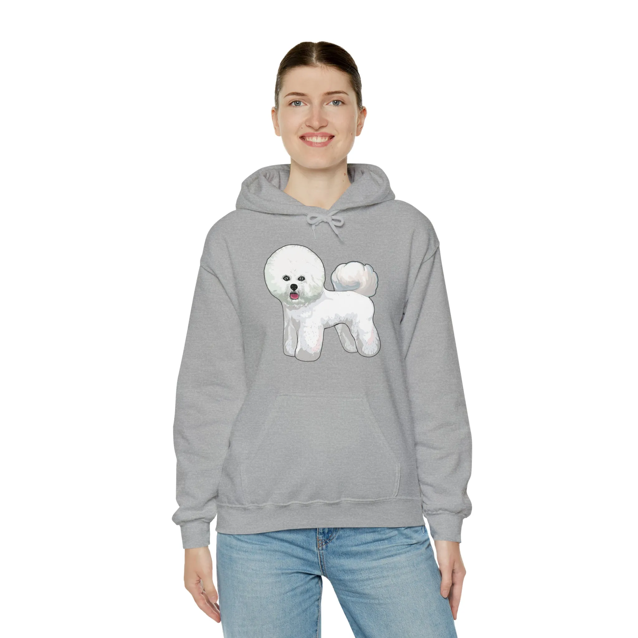 Bichon Frise Unisex Hooded Sweatshirt, S - 5XL, 12 Colors, Dog Lover, Gift for Mom, Gift for Dad, Dog Sweatshirt, Bichon Lover, Made in USA!!