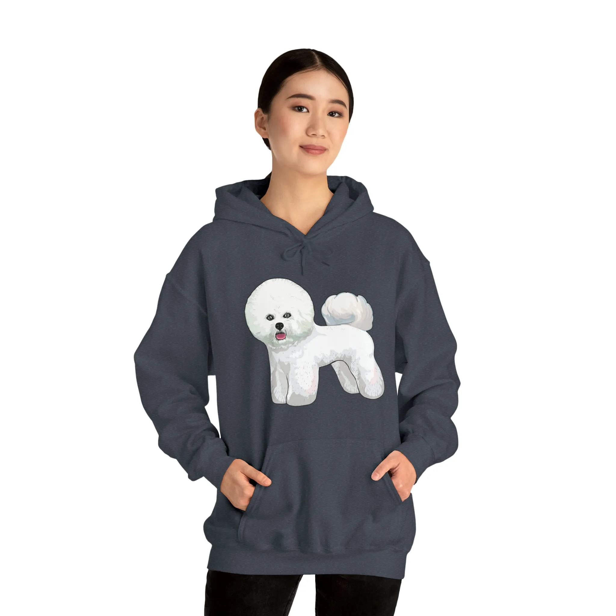 Bichon Frise Unisex Hooded Sweatshirt, S - 5XL, 12 Colors, Dog Lover, Gift for Mom, Gift for Dad, Dog Sweatshirt, Bichon Lover, Made in USA!!
