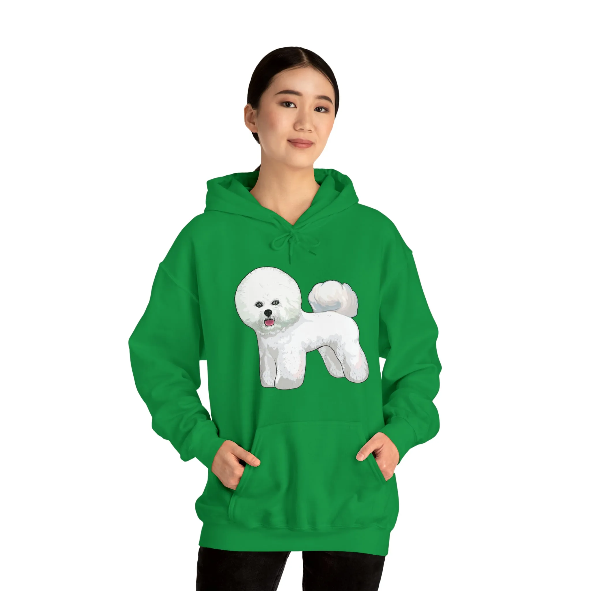 Bichon Frise Unisex Hooded Sweatshirt, S - 5XL, 12 Colors, Dog Lover, Gift for Mom, Gift for Dad, Dog Sweatshirt, Bichon Lover, Made in USA!!