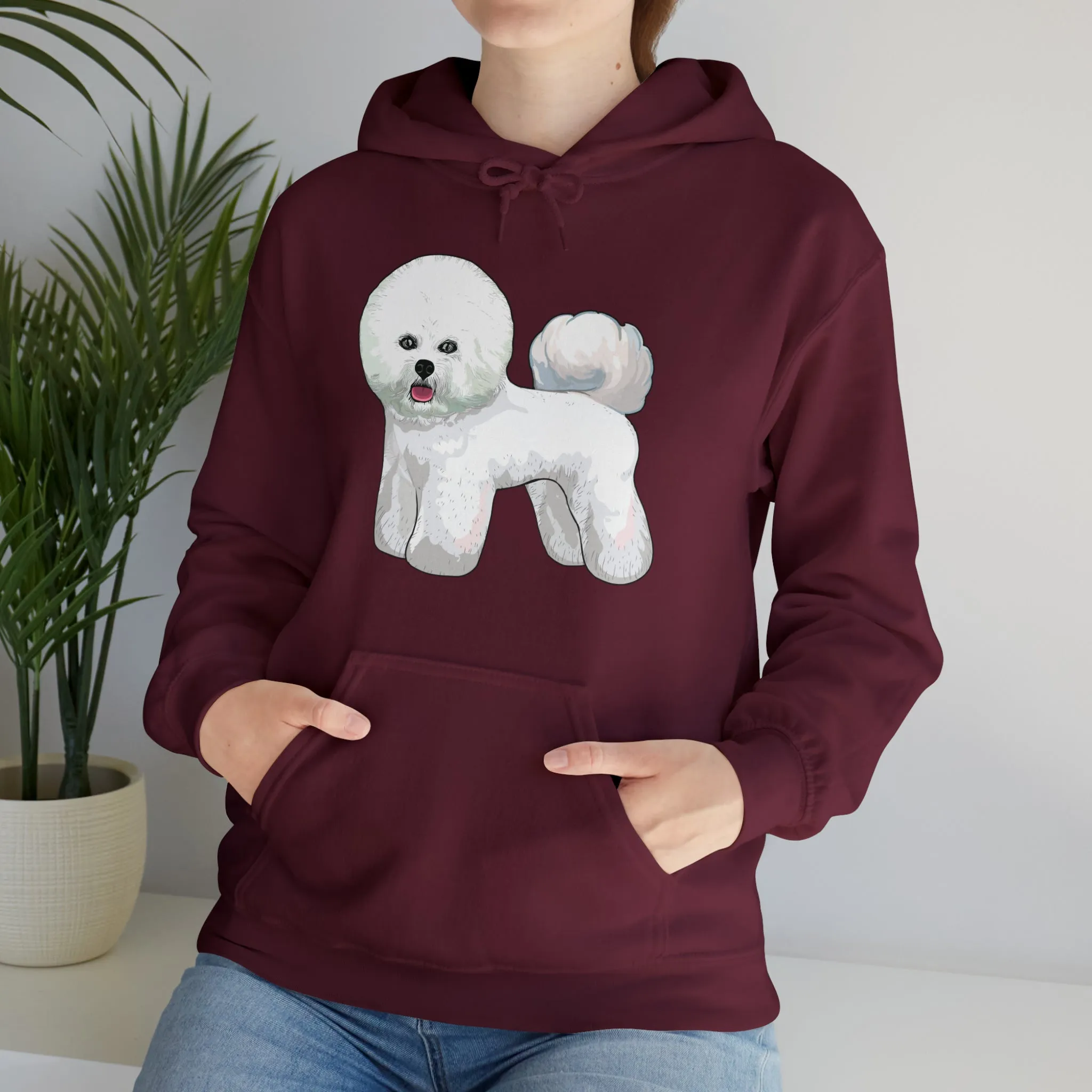 Bichon Frise Unisex Hooded Sweatshirt, S - 5XL, 12 Colors, Dog Lover, Gift for Mom, Gift for Dad, Dog Sweatshirt, Bichon Lover, Made in USA!!