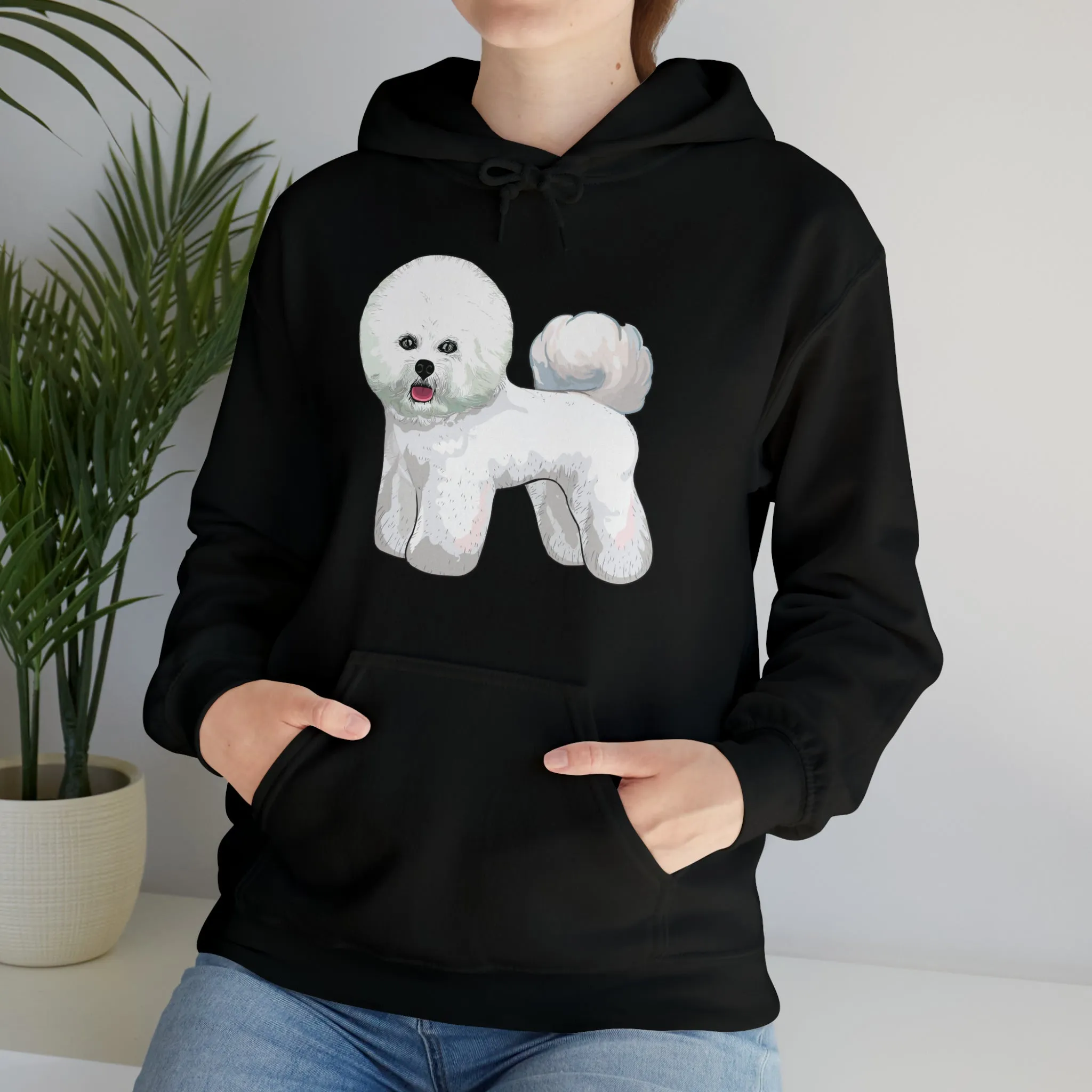 Bichon Frise Unisex Hooded Sweatshirt, S - 5XL, 12 Colors, Dog Lover, Gift for Mom, Gift for Dad, Dog Sweatshirt, Bichon Lover, Made in USA!!
