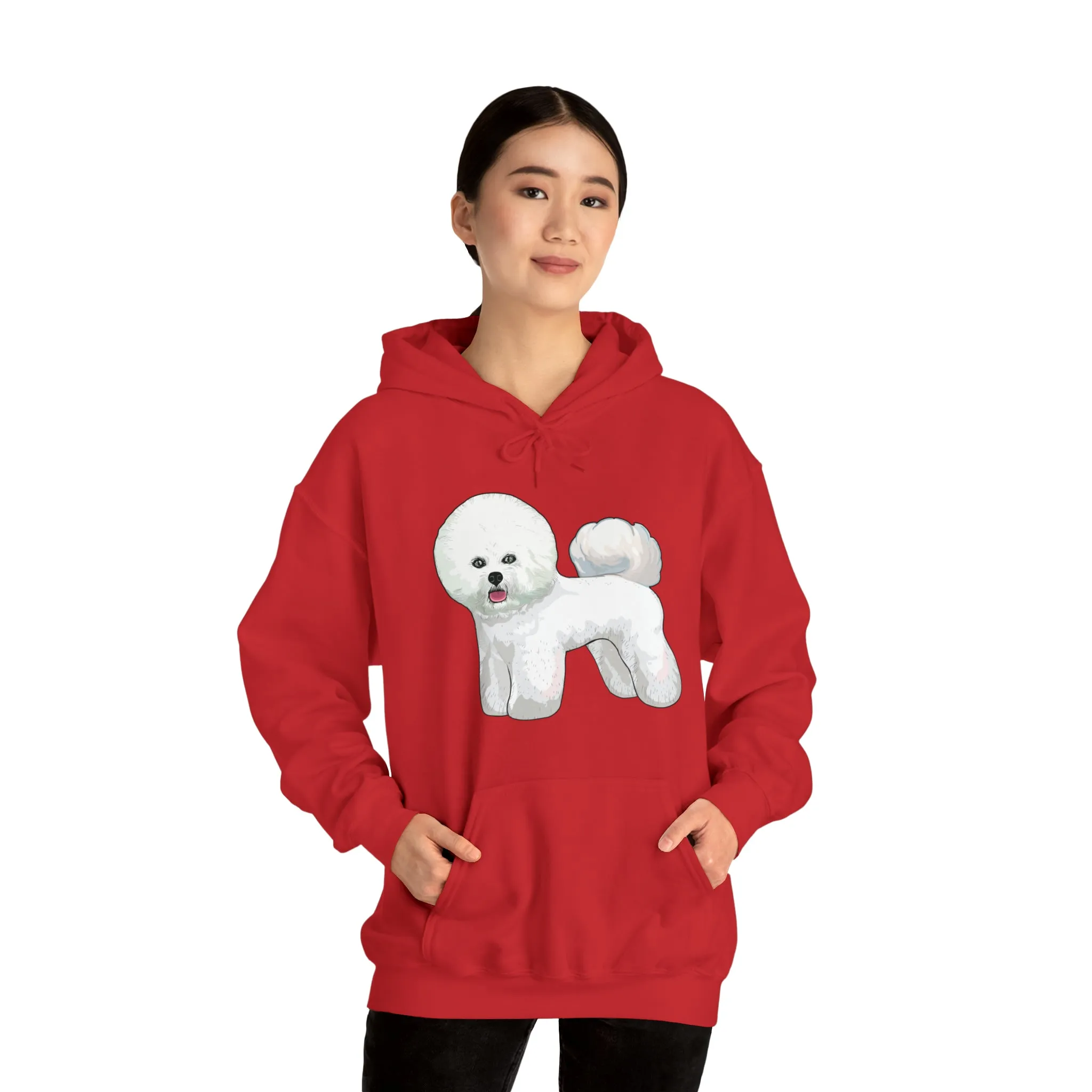 Bichon Frise Unisex Hooded Sweatshirt, S - 5XL, 12 Colors, Dog Lover, Gift for Mom, Gift for Dad, Dog Sweatshirt, Bichon Lover, Made in USA!!