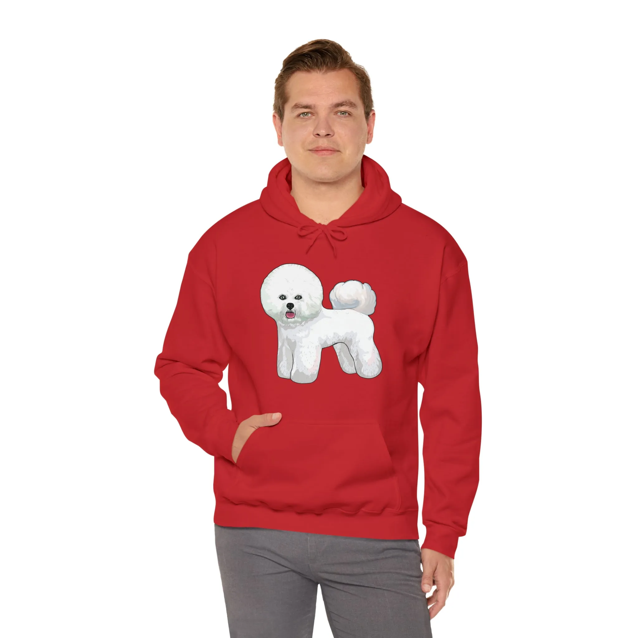 Bichon Frise Unisex Hooded Sweatshirt, S - 5XL, 12 Colors, Dog Lover, Gift for Mom, Gift for Dad, Dog Sweatshirt, Bichon Lover, Made in USA!!