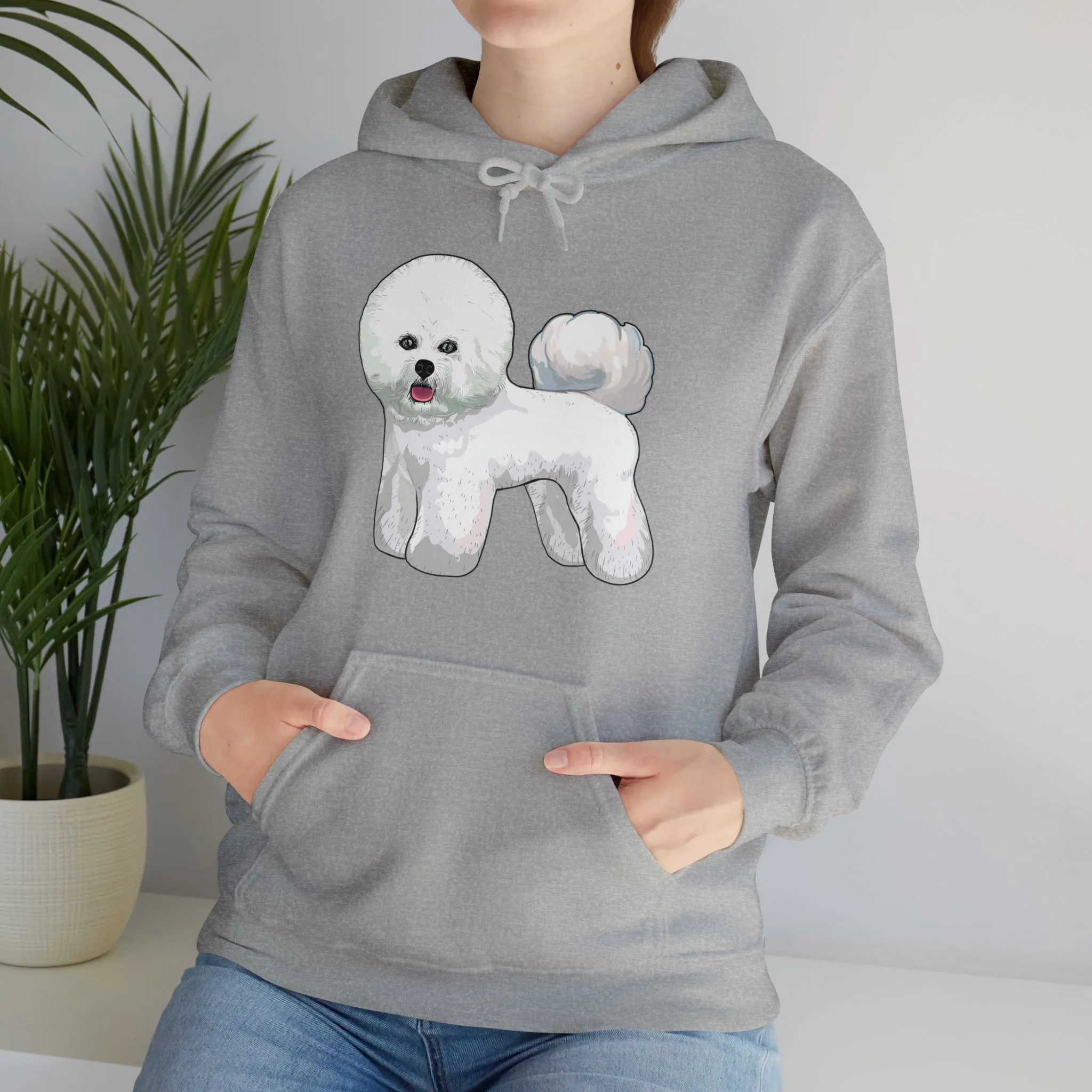 Bichon Frise Unisex Hooded Sweatshirt, S - 5XL, 12 Colors, Dog Lover, Gift for Mom, Gift for Dad, Dog Sweatshirt, Bichon Lover, Made in USA!!