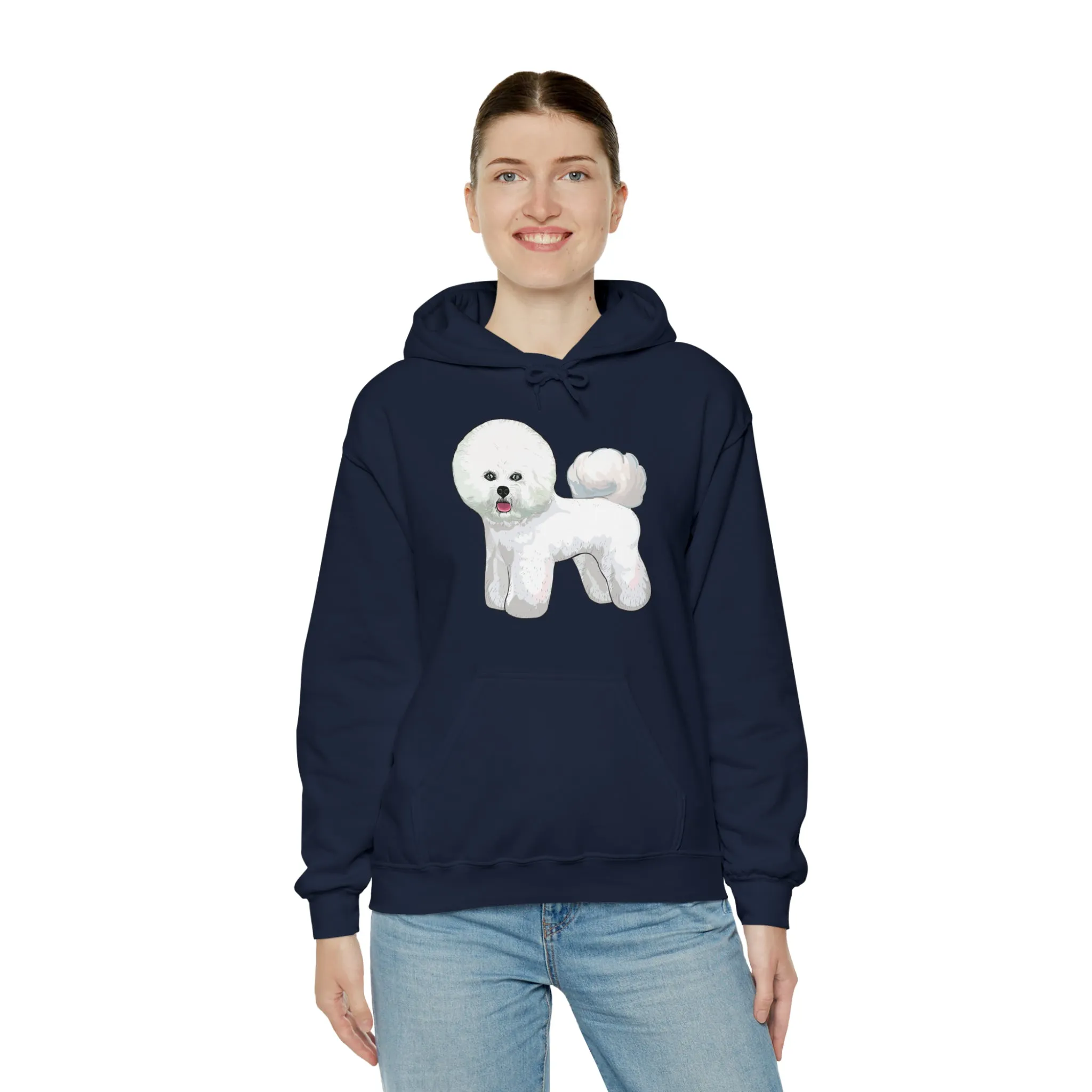Bichon Frise Unisex Hooded Sweatshirt, S - 5XL, 12 Colors, Dog Lover, Gift for Mom, Gift for Dad, Dog Sweatshirt, Bichon Lover, Made in USA!!