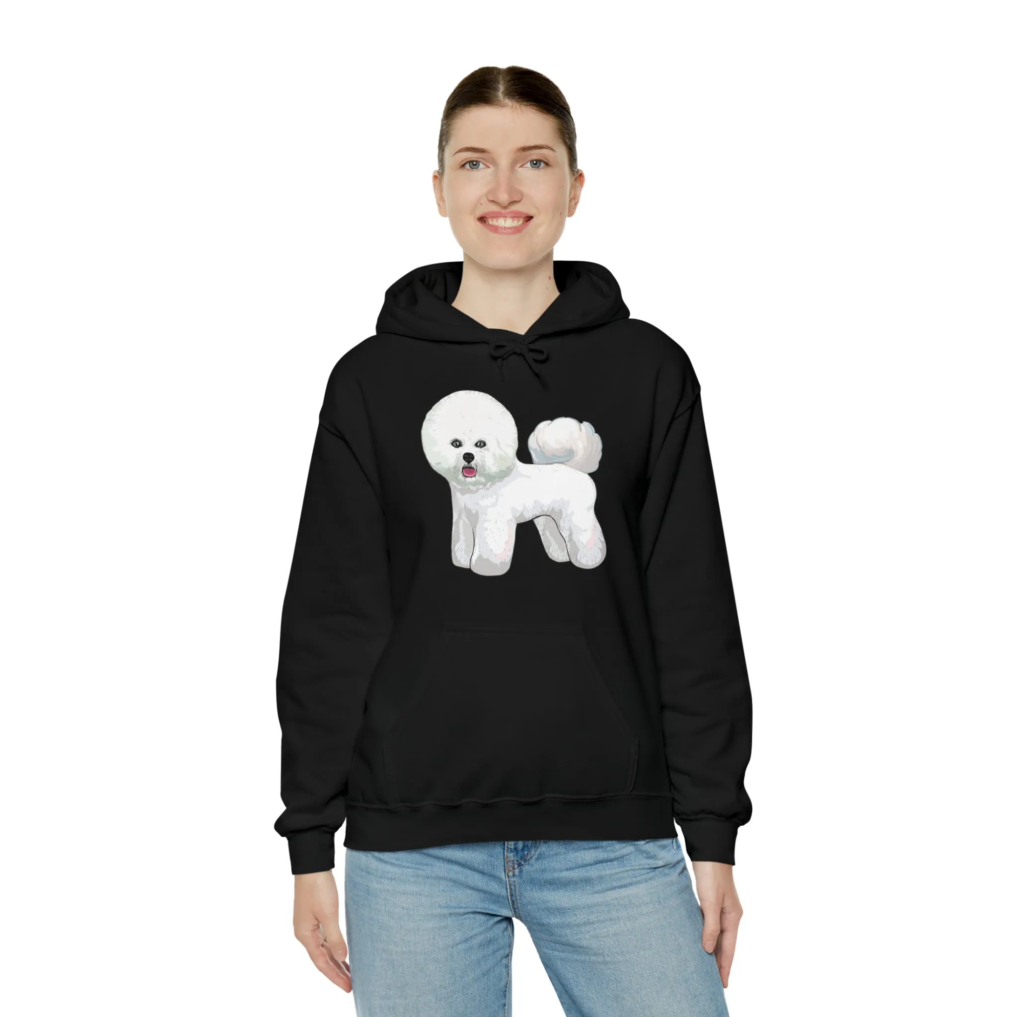 Bichon Frise Unisex Hooded Sweatshirt, S - 5XL, 12 Colors, Dog Lover, Gift for Mom, Gift for Dad, Dog Sweatshirt, Bichon Lover, Made in USA!!