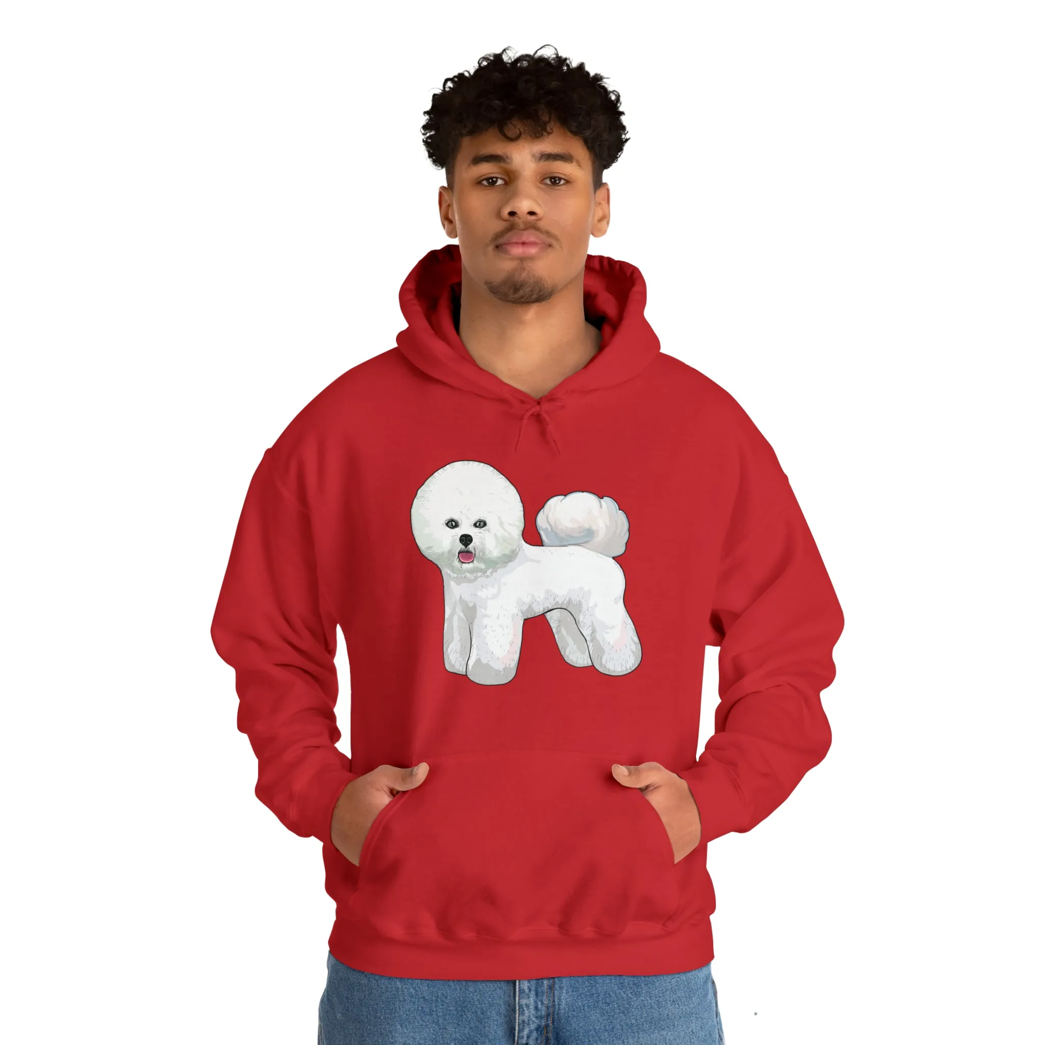 Bichon Frise Unisex Hooded Sweatshirt, S - 5XL, 12 Colors, Dog Lover, Gift for Mom, Gift for Dad, Dog Sweatshirt, Bichon Lover, Made in USA!!