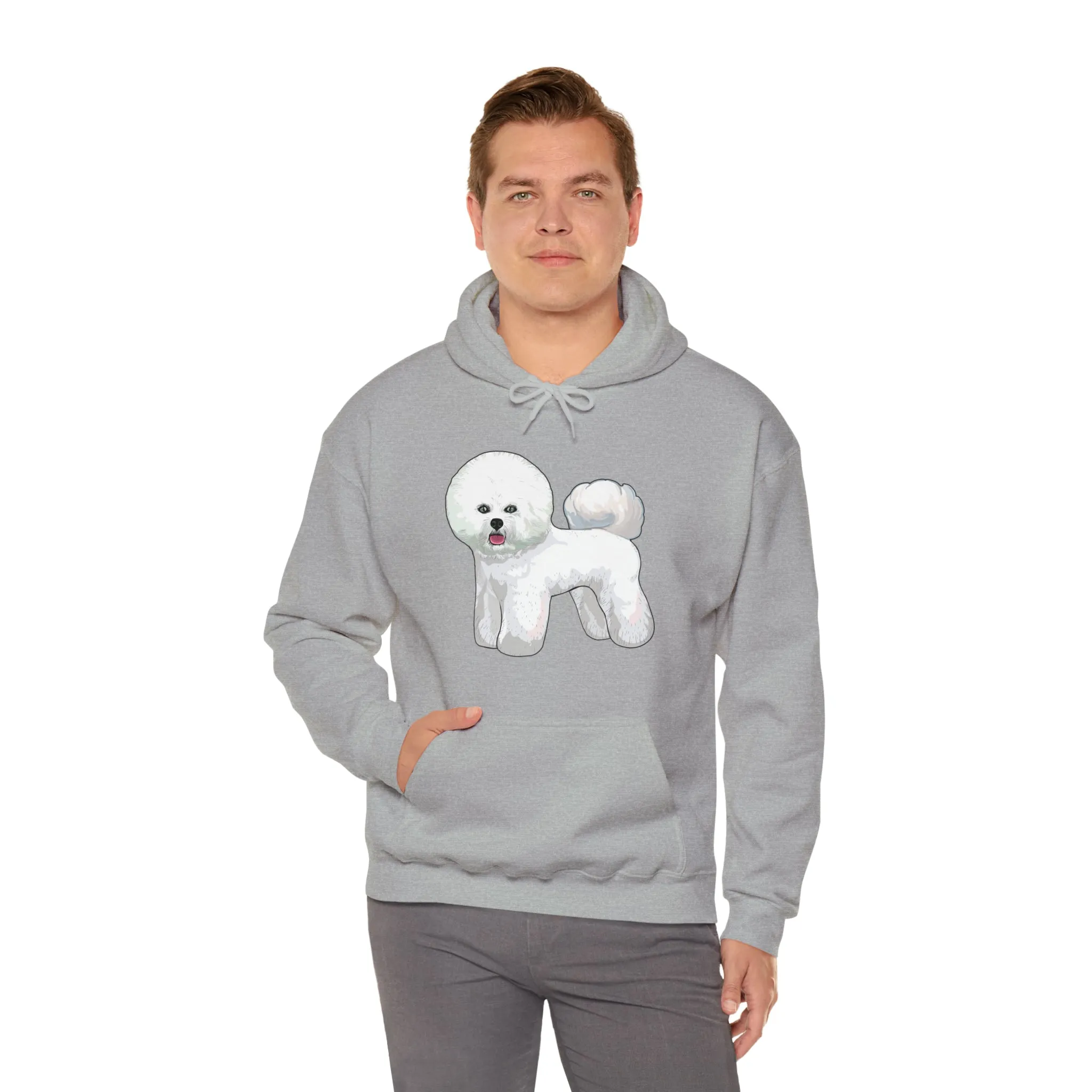 Bichon Frise Unisex Hooded Sweatshirt, S - 5XL, 12 Colors, Dog Lover, Gift for Mom, Gift for Dad, Dog Sweatshirt, Bichon Lover, Made in USA!!