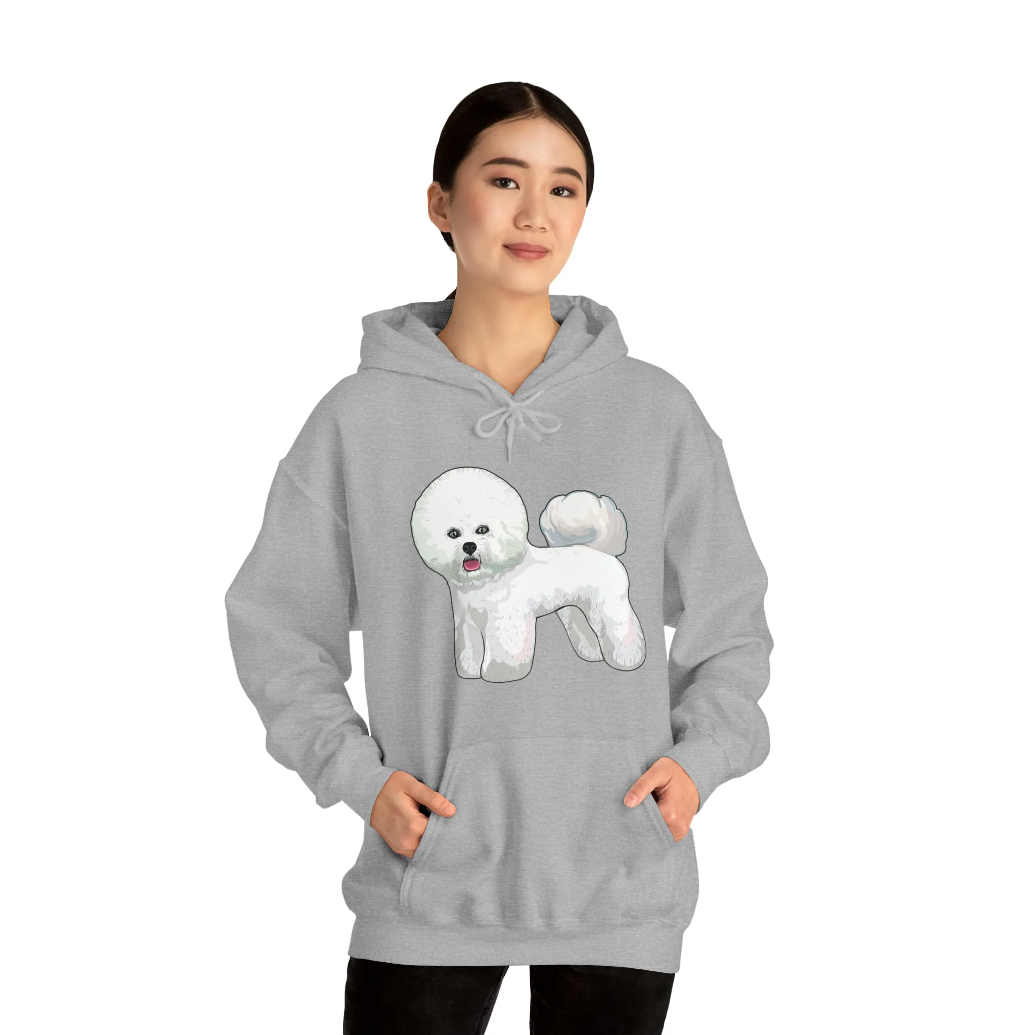 Bichon Frise Unisex Hooded Sweatshirt, S - 5XL, 12 Colors, Dog Lover, Gift for Mom, Gift for Dad, Dog Sweatshirt, Bichon Lover, Made in USA!!