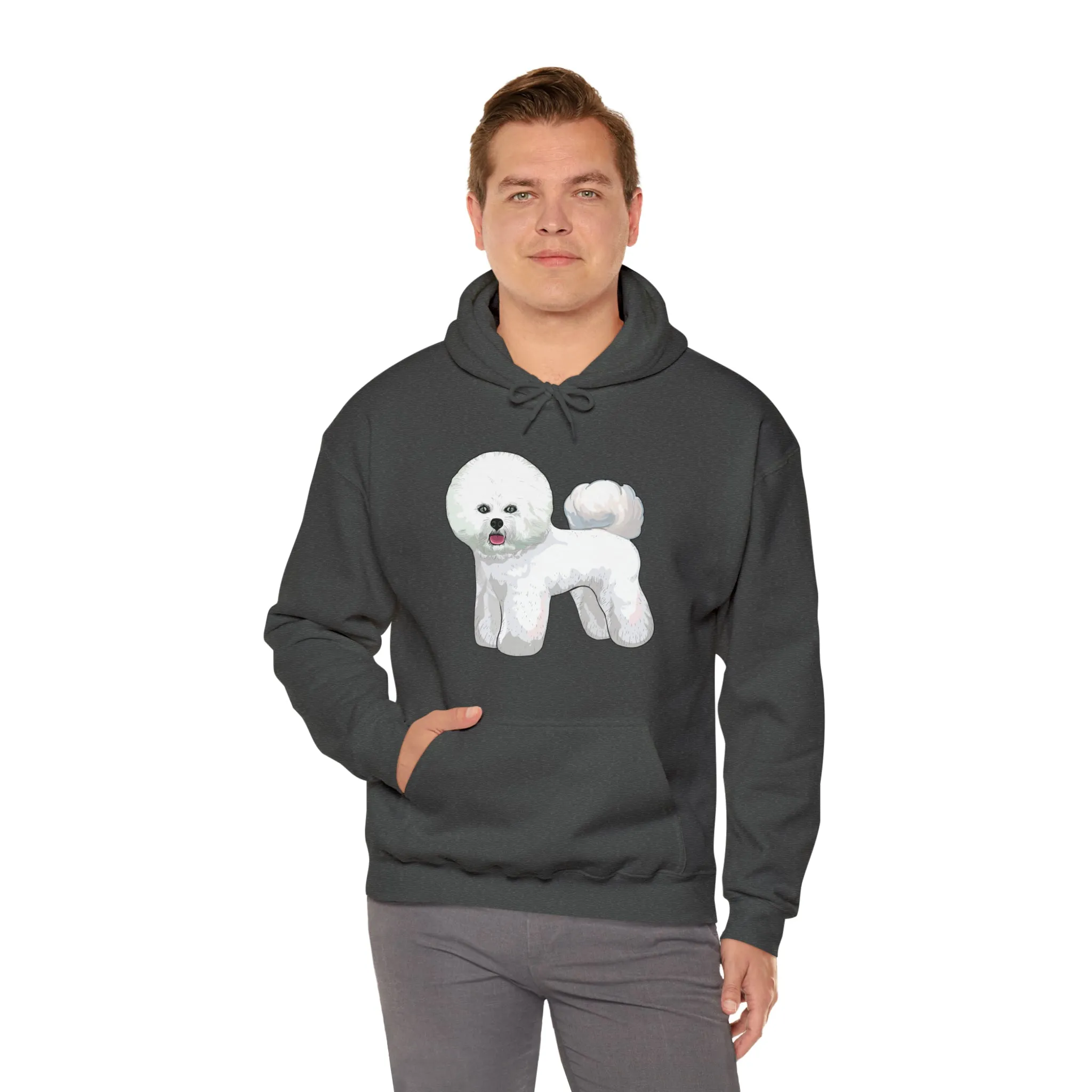 Bichon Frise Unisex Hooded Sweatshirt, S - 5XL, 12 Colors, Dog Lover, Gift for Mom, Gift for Dad, Dog Sweatshirt, Bichon Lover, Made in USA!!