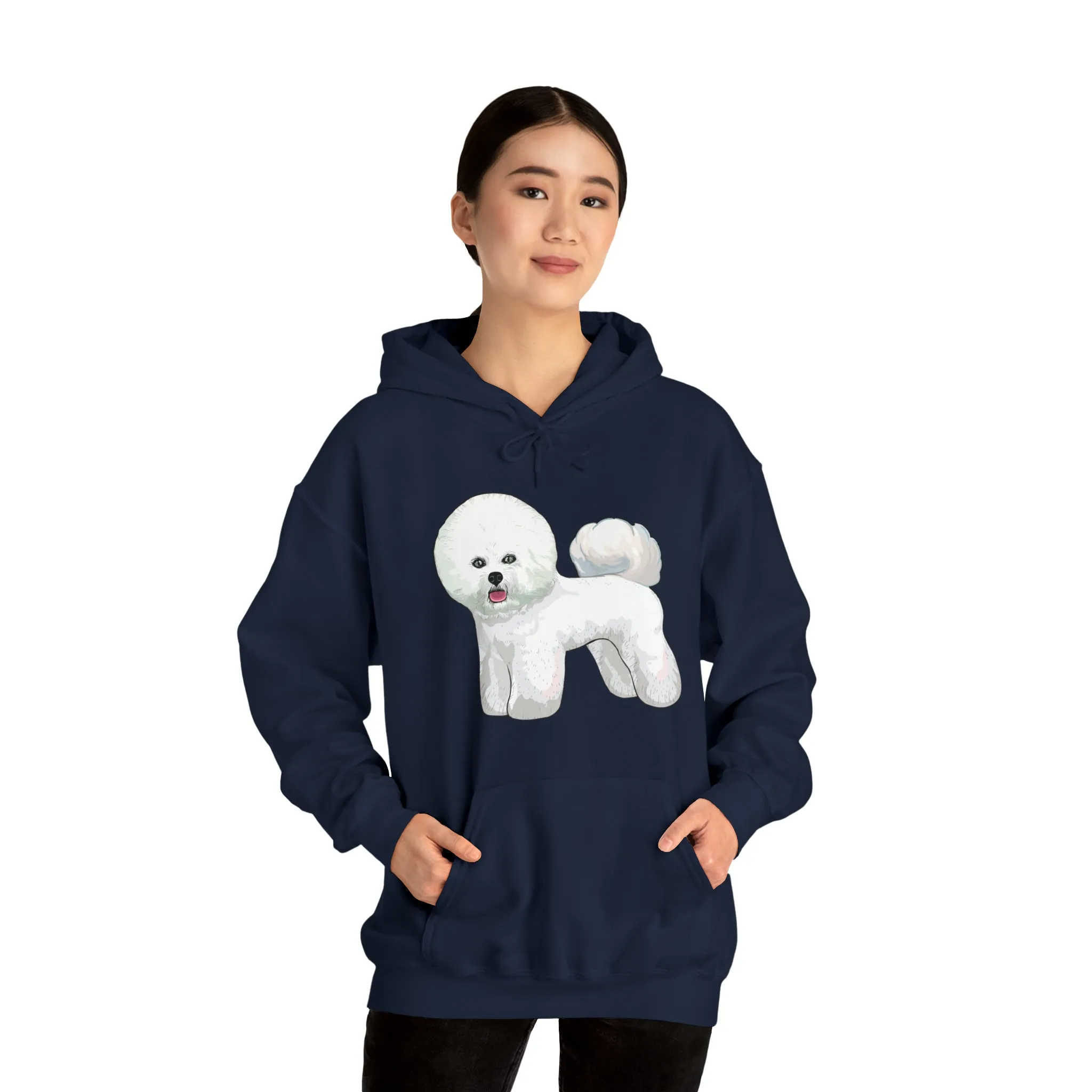 Bichon Frise Unisex Hooded Sweatshirt, S - 5XL, 12 Colors, Dog Lover, Gift for Mom, Gift for Dad, Dog Sweatshirt, Bichon Lover, Made in USA!!
