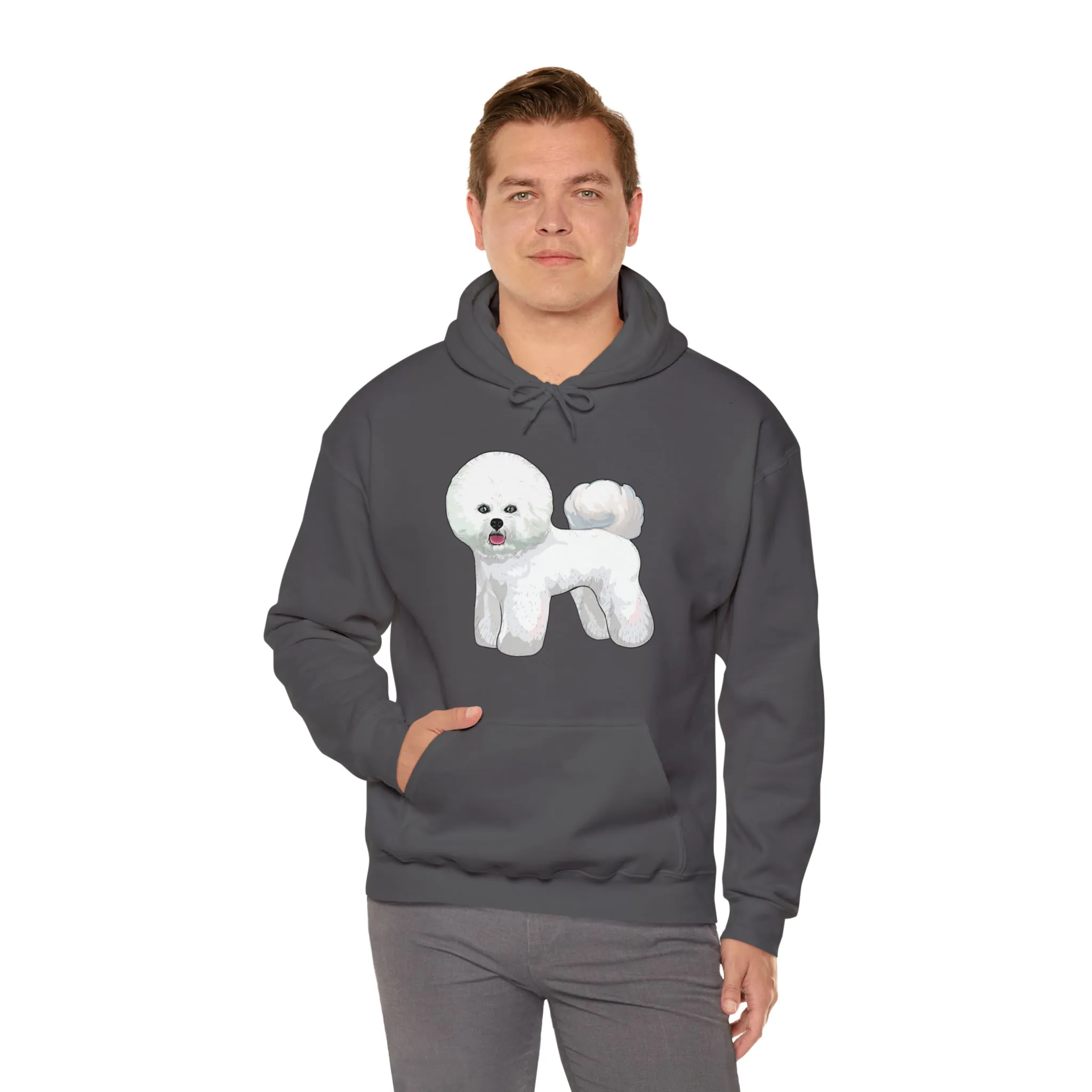 Bichon Frise Unisex Hooded Sweatshirt, S - 5XL, 12 Colors, Dog Lover, Gift for Mom, Gift for Dad, Dog Sweatshirt, Bichon Lover, Made in USA!!