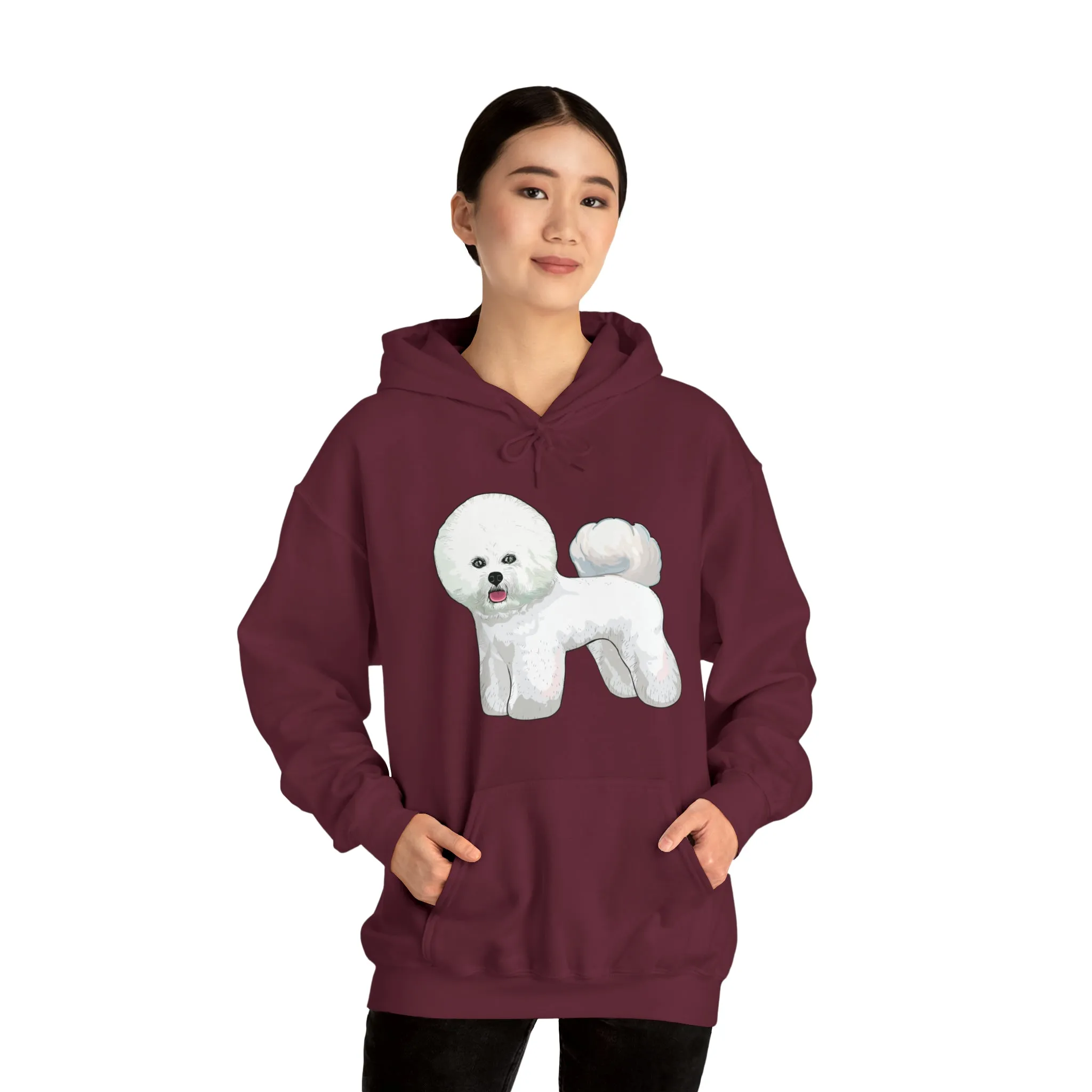 Bichon Frise Unisex Hooded Sweatshirt, S - 5XL, 12 Colors, Dog Lover, Gift for Mom, Gift for Dad, Dog Sweatshirt, Bichon Lover, Made in USA!!