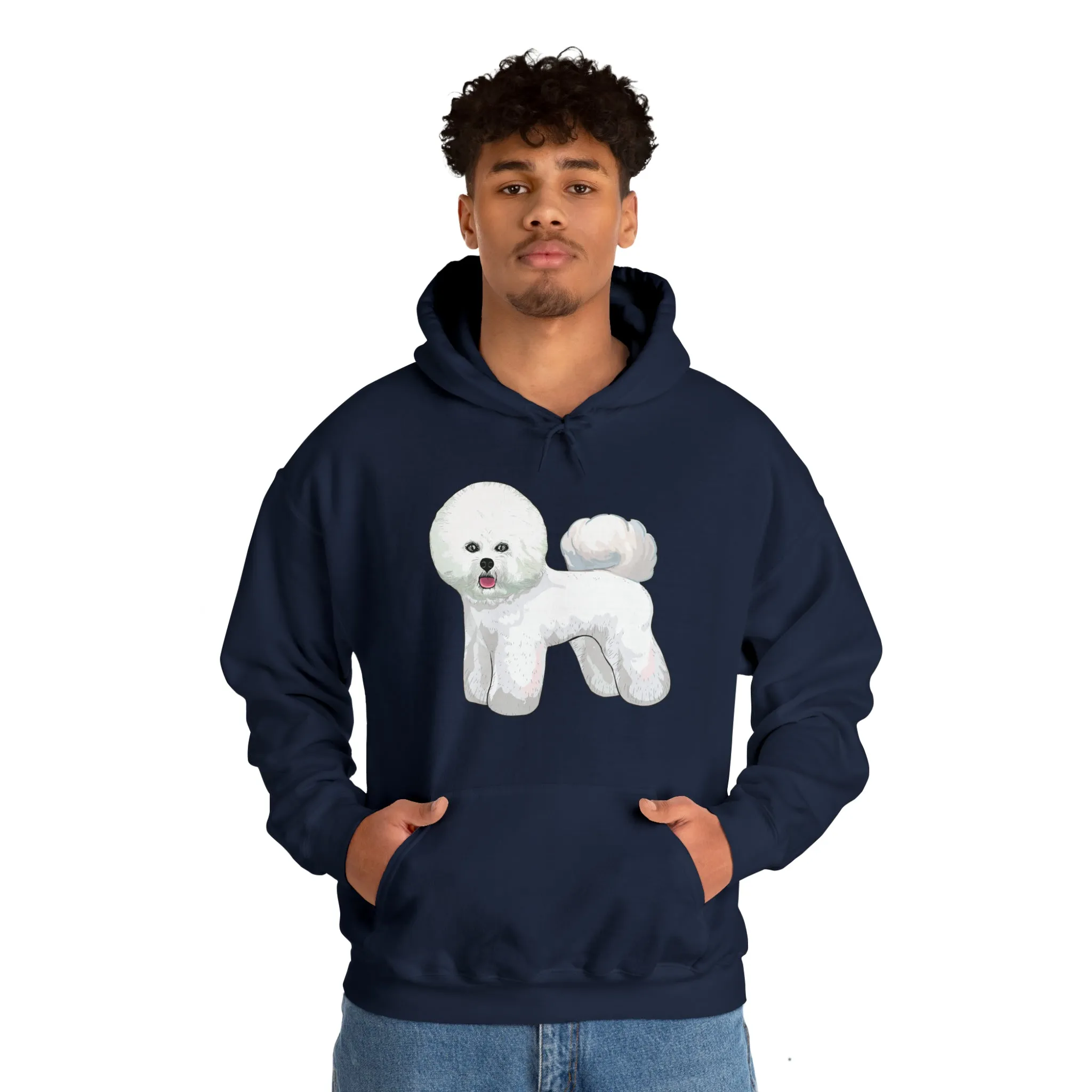 Bichon Frise Unisex Hooded Sweatshirt, S - 5XL, 12 Colors, Dog Lover, Gift for Mom, Gift for Dad, Dog Sweatshirt, Bichon Lover, Made in USA!!