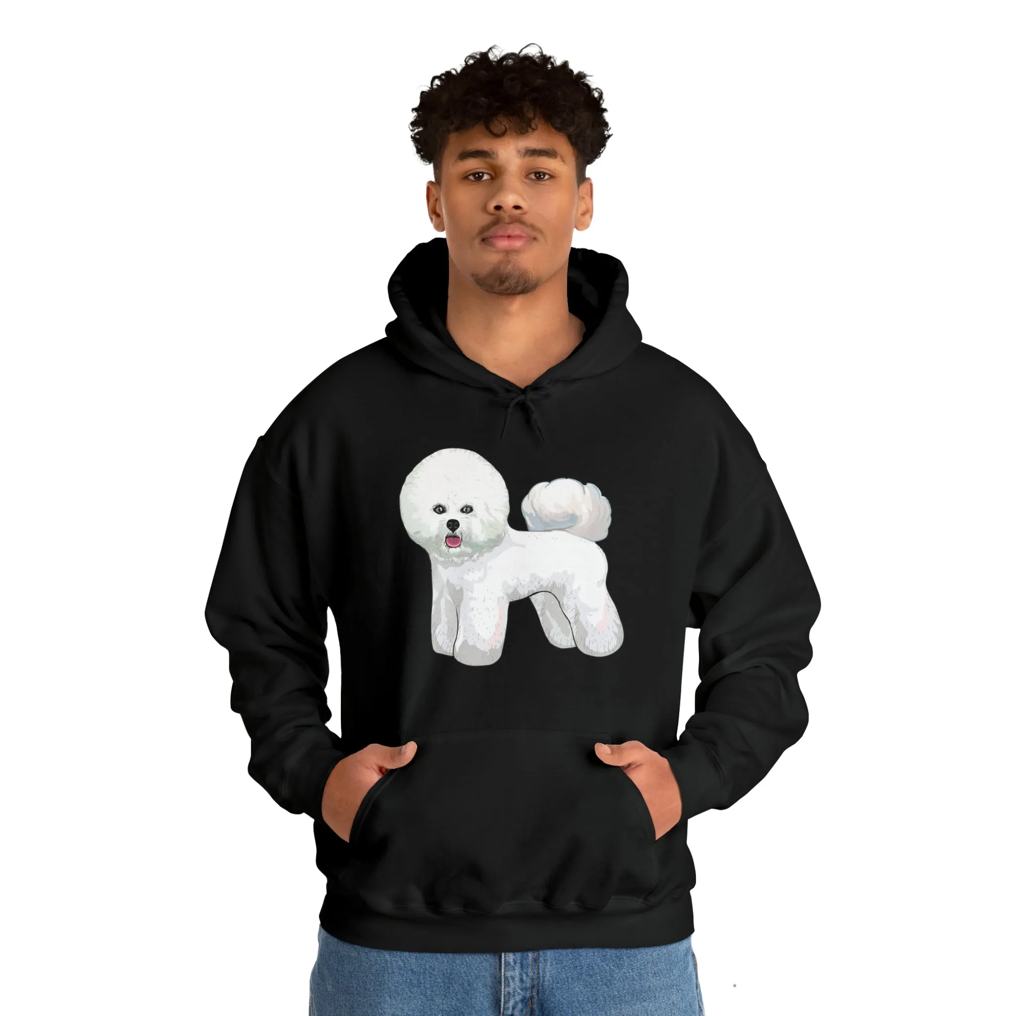 Bichon Frise Unisex Hooded Sweatshirt, S - 5XL, 12 Colors, Dog Lover, Gift for Mom, Gift for Dad, Dog Sweatshirt, Bichon Lover, Made in USA!!