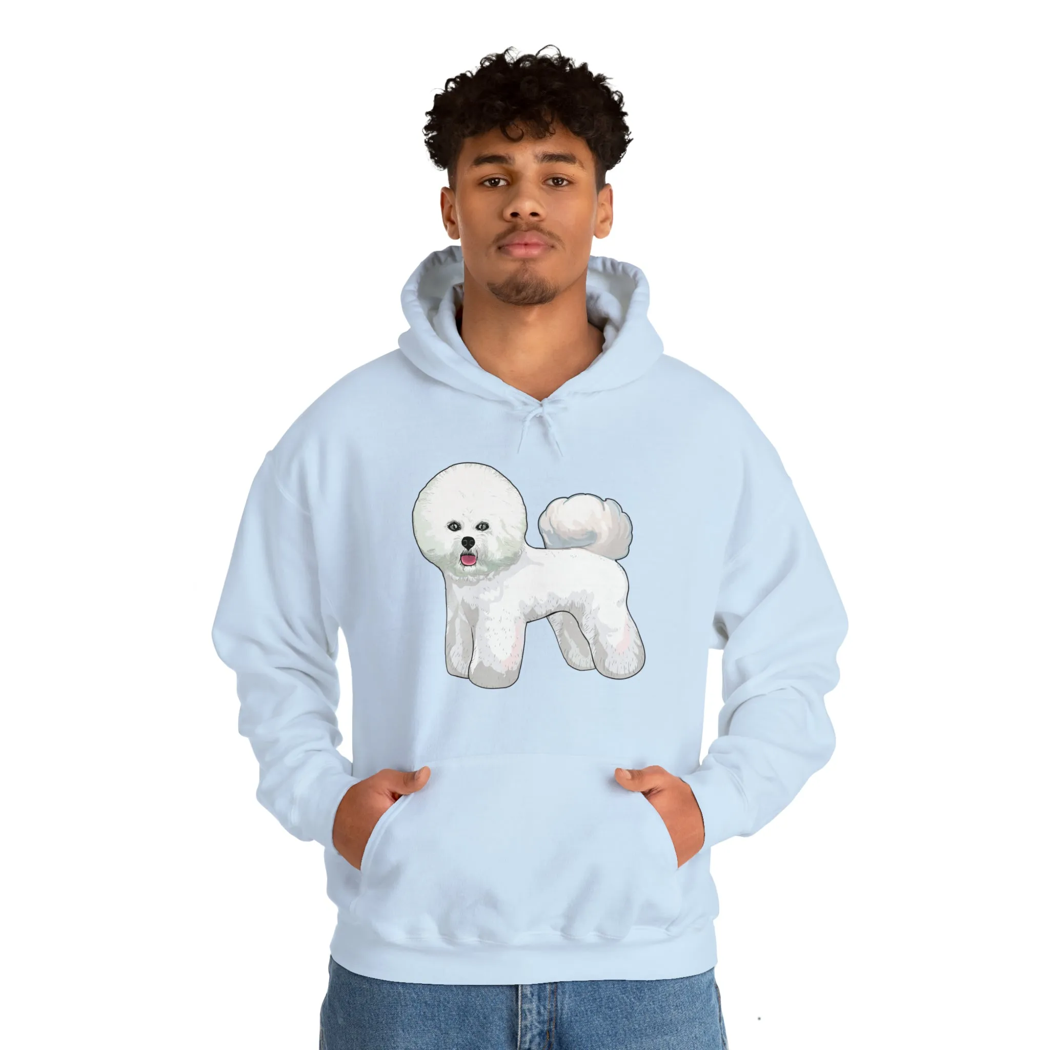 Bichon Frise Unisex Hooded Sweatshirt, S - 5XL, 12 Colors, Dog Lover, Gift for Mom, Gift for Dad, Dog Sweatshirt, Bichon Lover, Made in USA!!