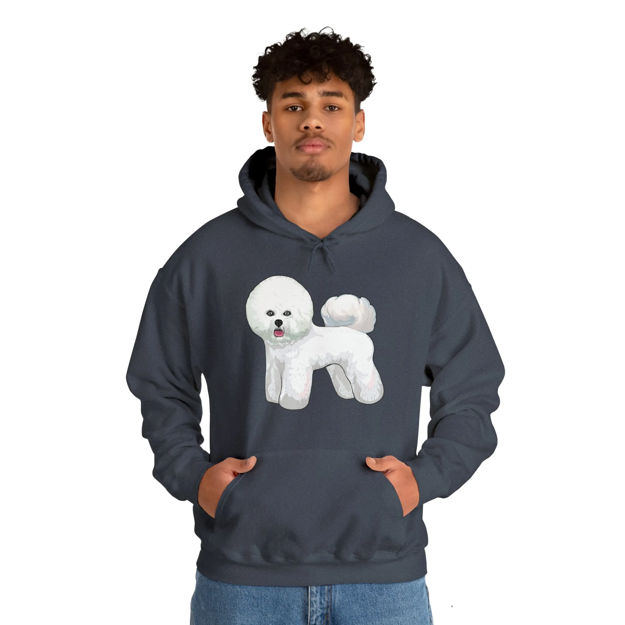 Bichon Frise Unisex Hooded Sweatshirt, S - 5XL, 12 Colors, Dog Lover, Gift for Mom, Gift for Dad, Dog Sweatshirt, Bichon Lover, Made in USA!!