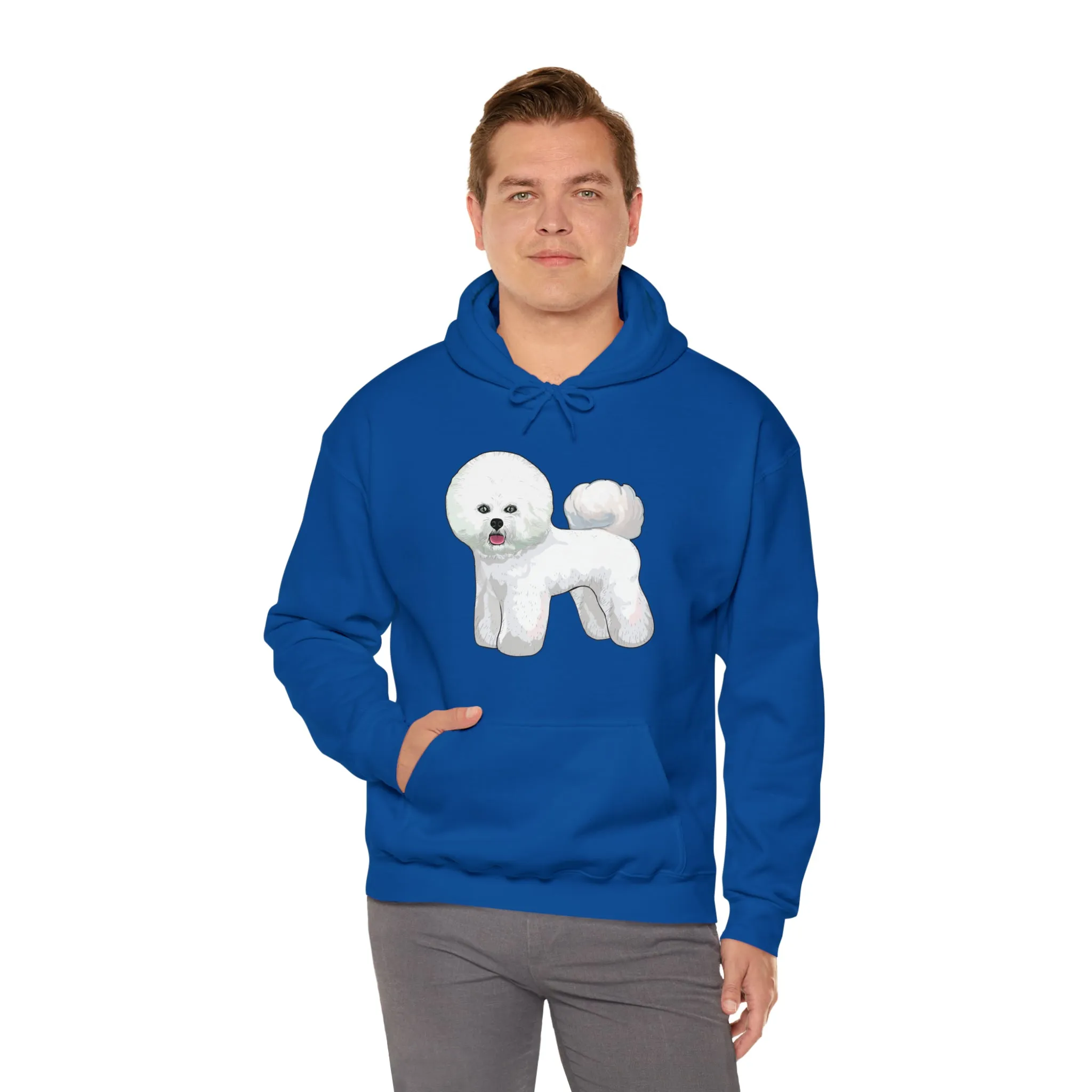 Bichon Frise Unisex Hooded Sweatshirt, S - 5XL, 12 Colors, Dog Lover, Gift for Mom, Gift for Dad, Dog Sweatshirt, Bichon Lover, Made in USA!!