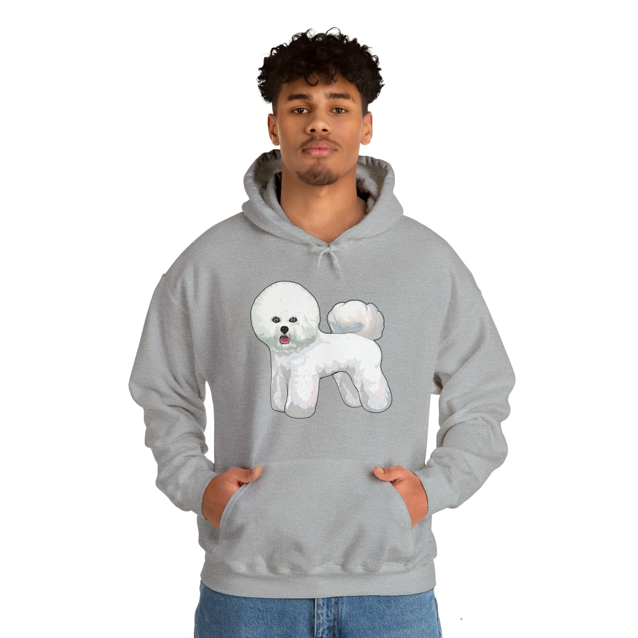Bichon Frise Unisex Hooded Sweatshirt, S - 5XL, 12 Colors, Dog Lover, Gift for Mom, Gift for Dad, Dog Sweatshirt, Bichon Lover, Made in USA!!