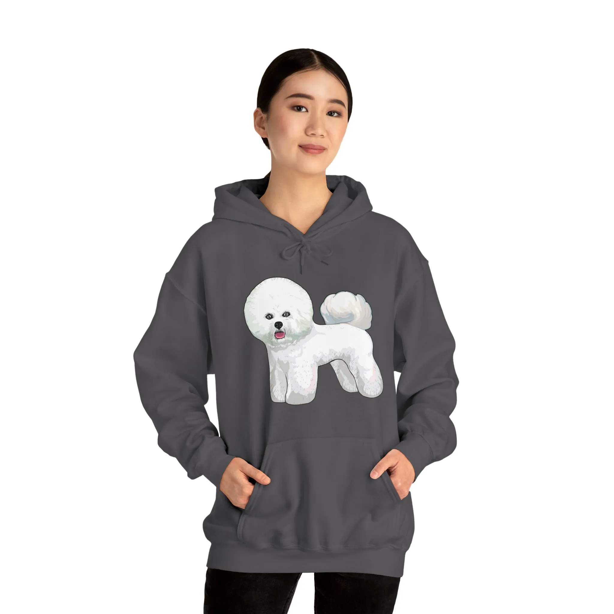 Bichon Frise Unisex Hooded Sweatshirt, S - 5XL, 12 Colors, Dog Lover, Gift for Mom, Gift for Dad, Dog Sweatshirt, Bichon Lover, Made in USA!!