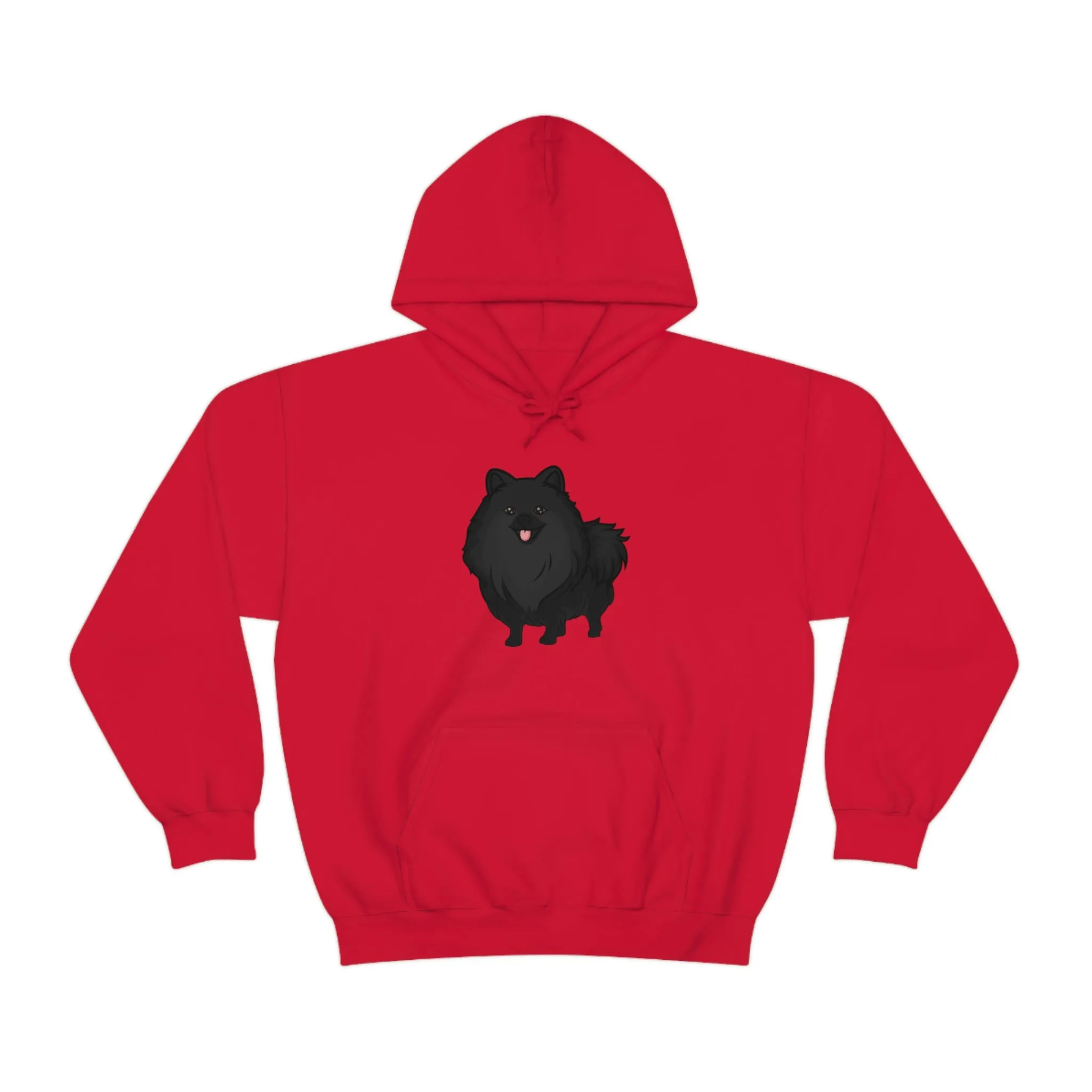 Black Pomeranian Unisex Heavy Blend™ Hooded Sweatshirt, S - 3XL, 6 Colors, Cotton/Polyester, FREE Shipping, Made in USA!!