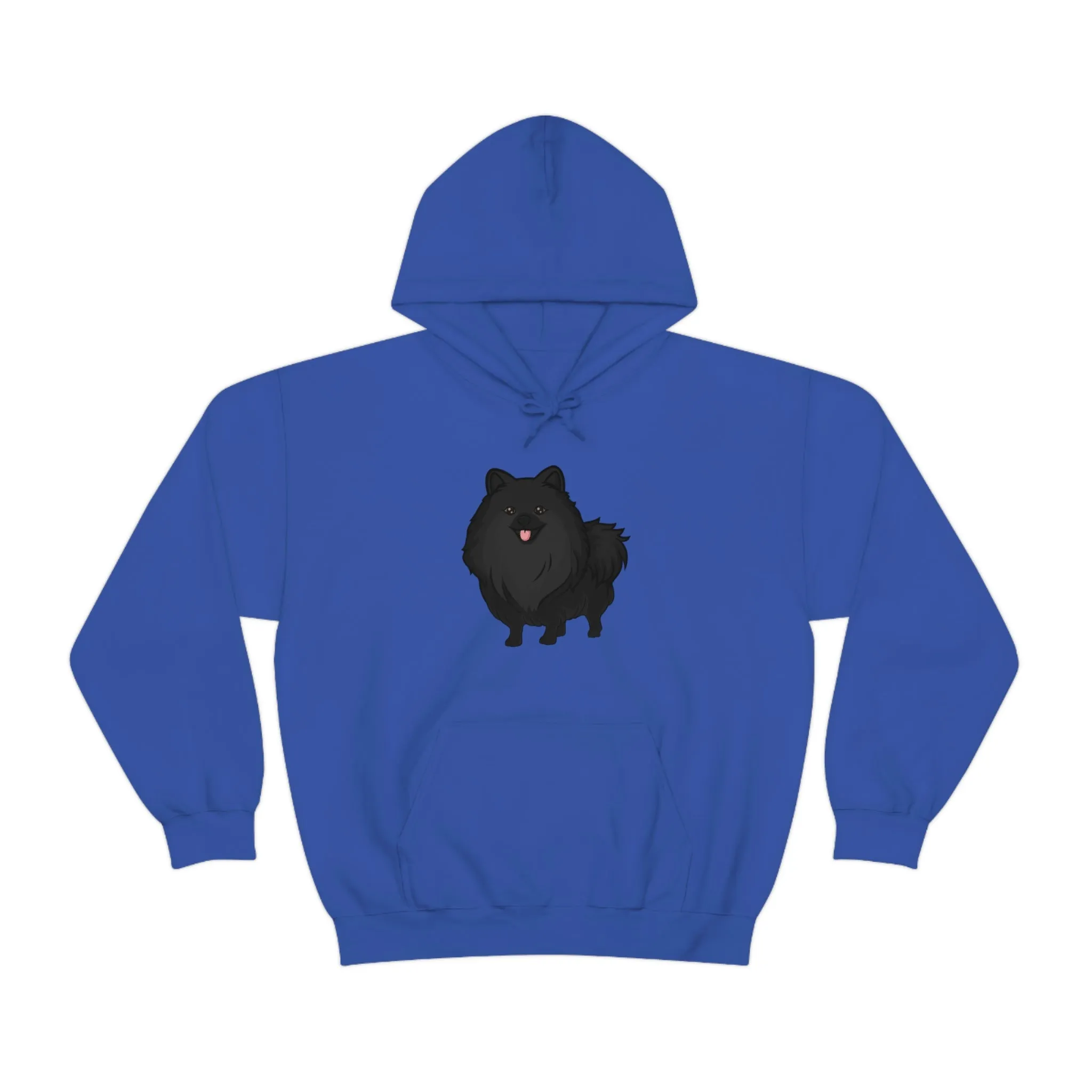 Black Pomeranian Unisex Heavy Blend™ Hooded Sweatshirt, S - 3XL, 6 Colors, Cotton/Polyester, FREE Shipping, Made in USA!!