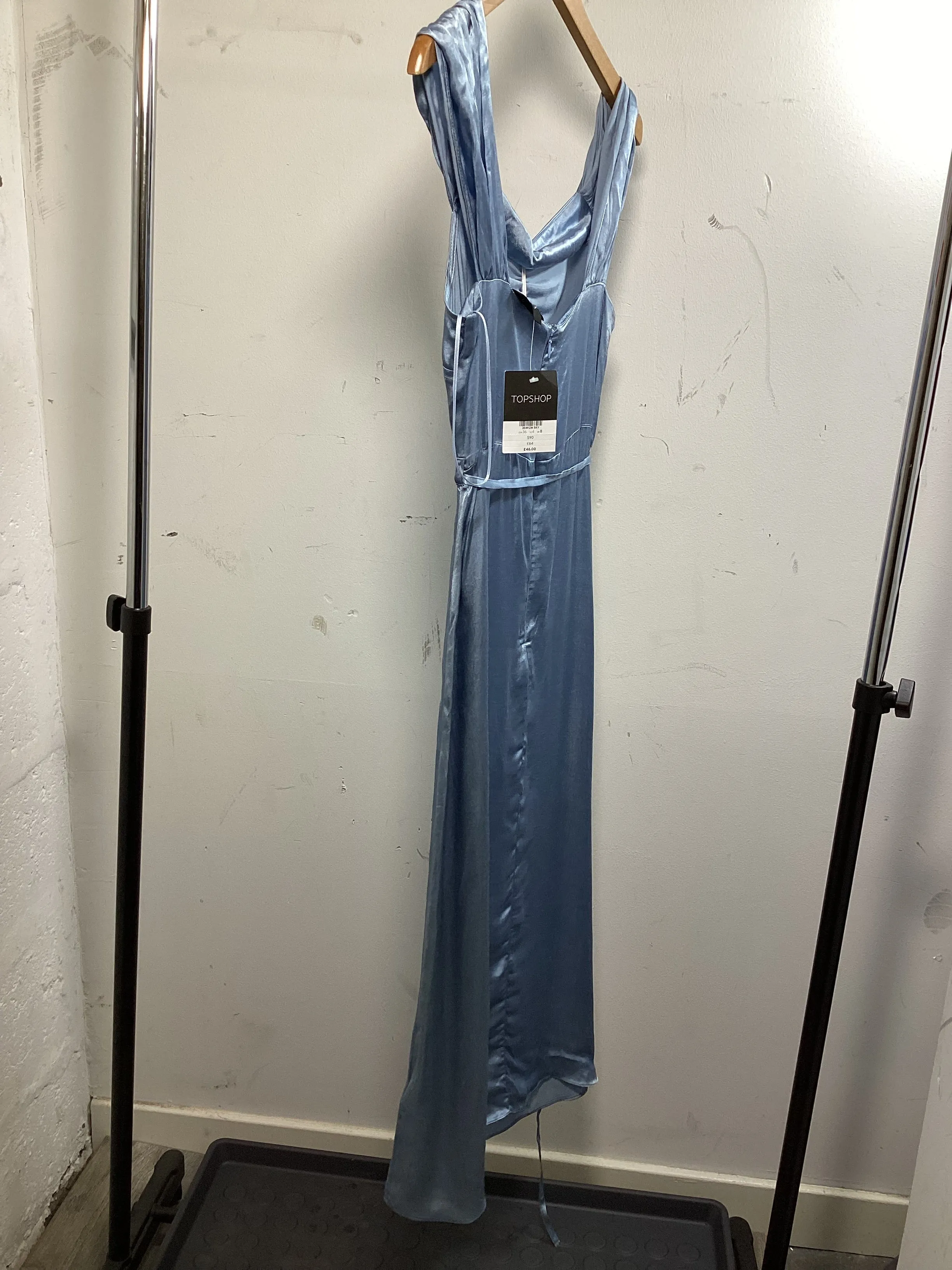 BNWT Topshop Pale Blue Dress Size 8