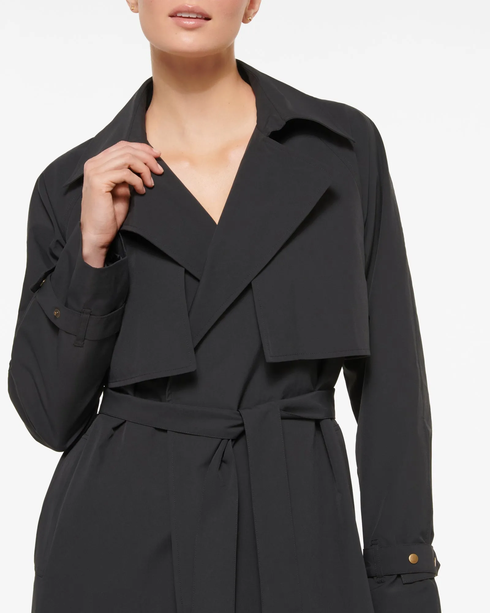 BROADWAY TRENCH COAT BLACK