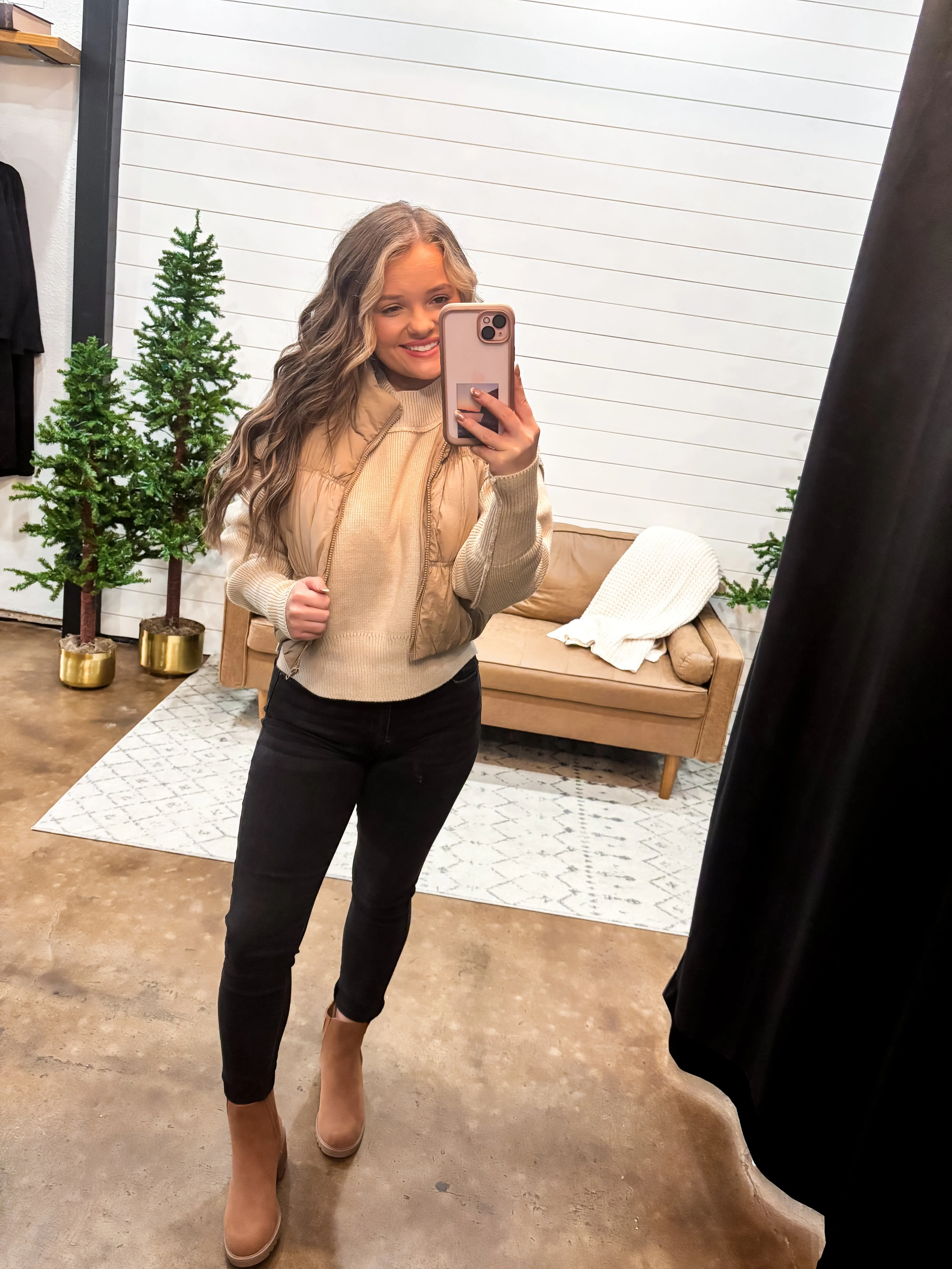 Classic Mock Neck Knitted Sweater