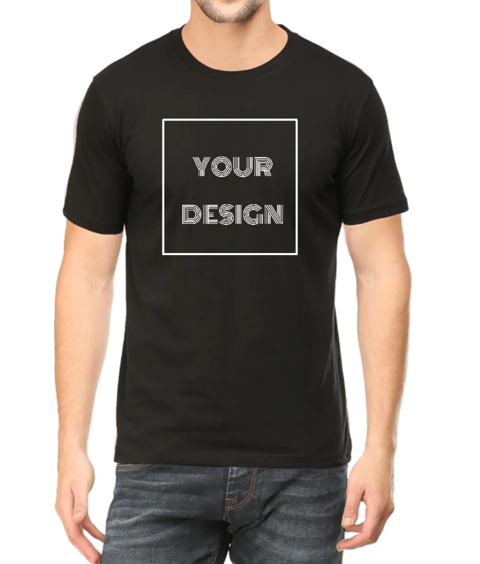Customized Round Neck T-Shirt for Men D100