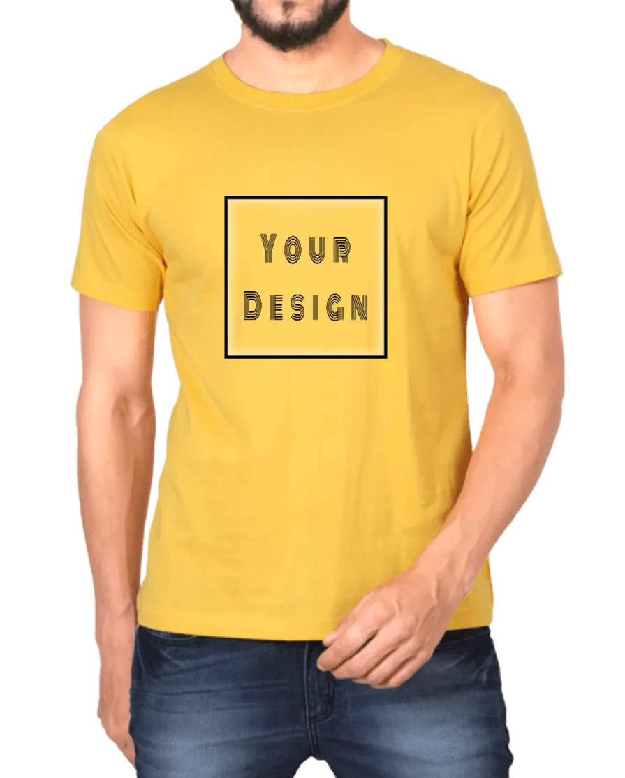 Customized Round Neck T-Shirt for Men D100