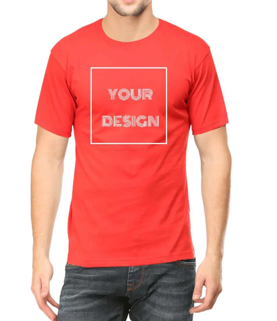 Customized Round Neck T-Shirt for Men D100